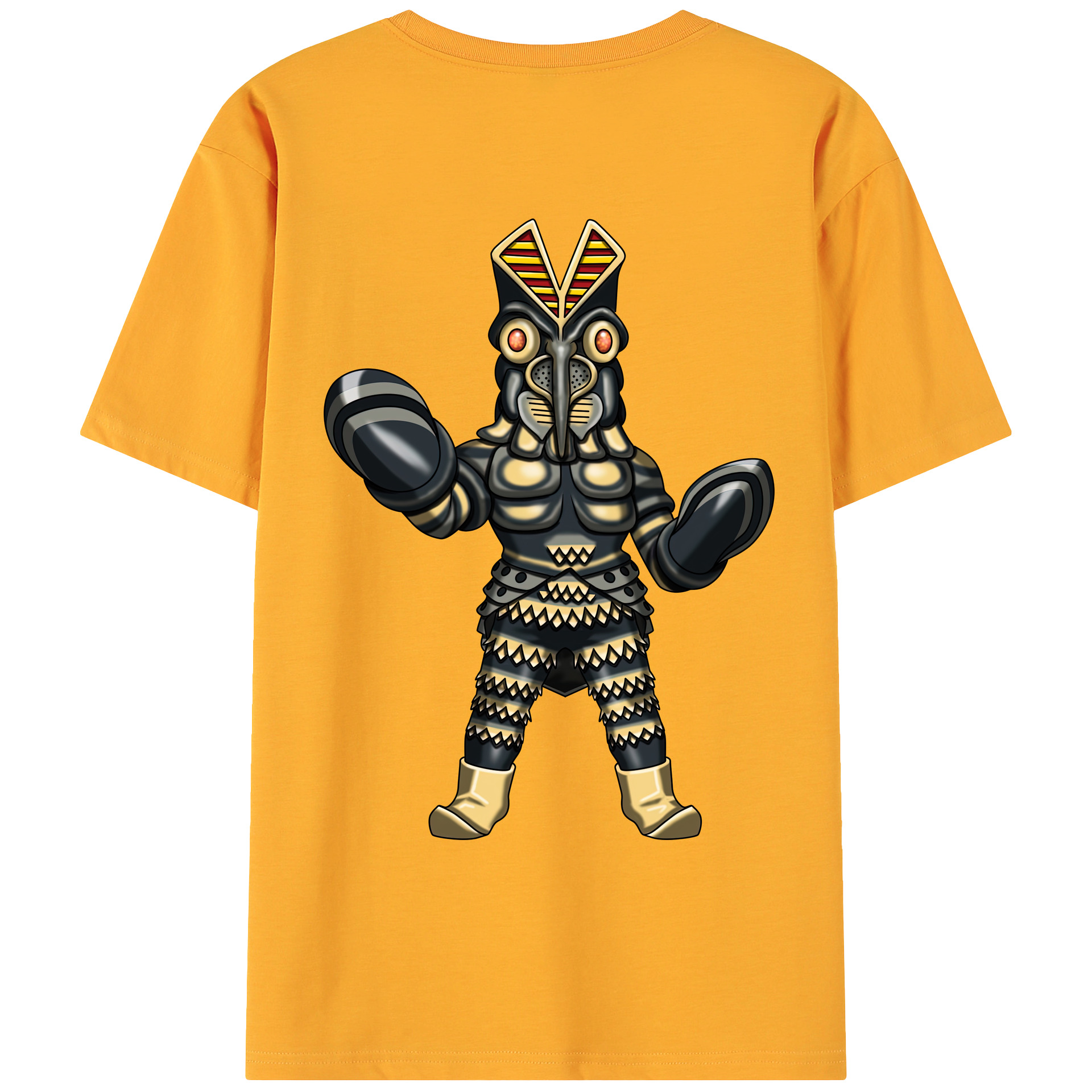 （画像用） ウルトラマン Ultraman 綿100％ メンズ半袖Tシャツ（バックプリント） 通気性