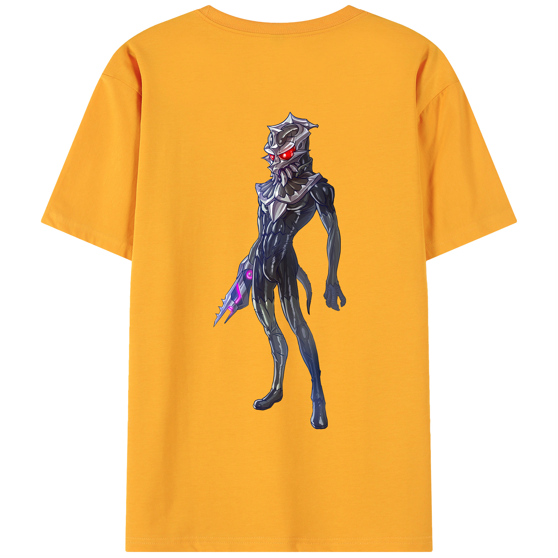 （画像用） ウルトラマン Ultraman 綿100％ メンズ半袖Tシャツ（バックプリント） 通気性