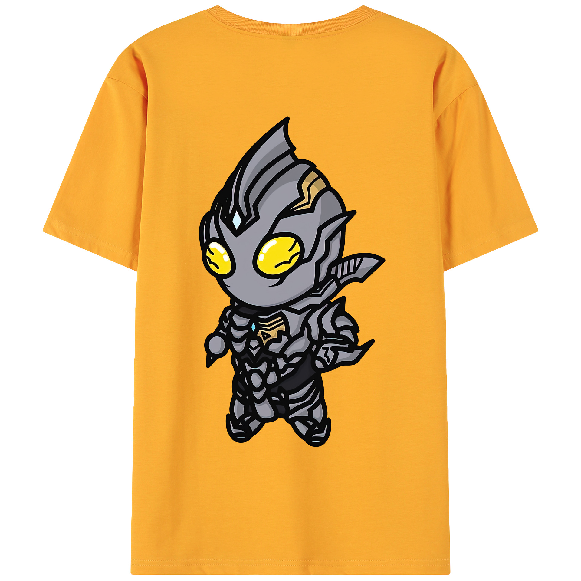 （画像用） ウルトラマン Ultraman 綿100％ メンズ半袖Tシャツ（バックプリント） 通気性