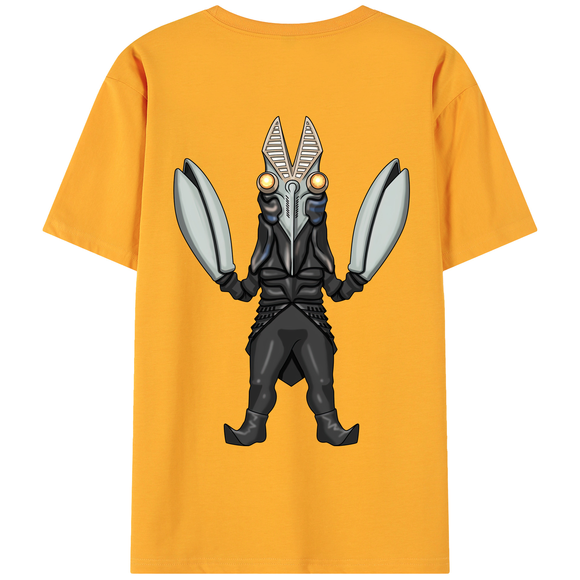 （画像用） ウルトラマン Ultraman 綿100％ メンズ半袖Tシャツ（バックプリント） 通気性