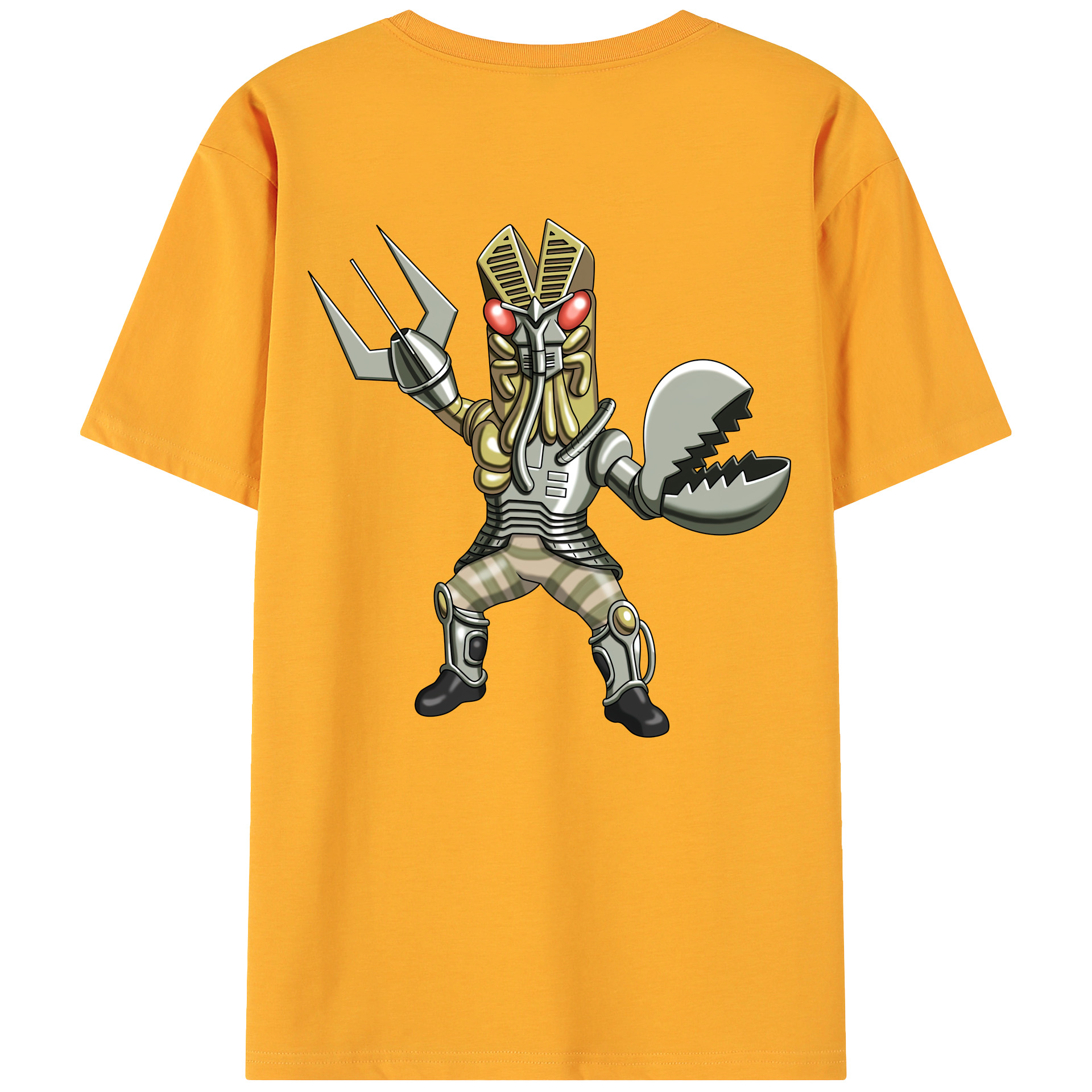 （画像用） ウルトラマン Ultraman 綿100％ メンズ半袖Tシャツ（バックプリント） 通気性