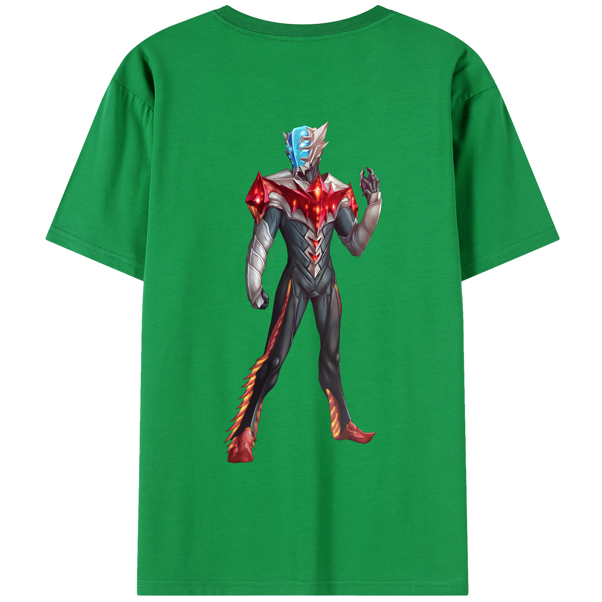 （画像用） ウルトラマン Ultraman 綿100％ メンズ半袖Tシャツ（バックプリント） 通気性