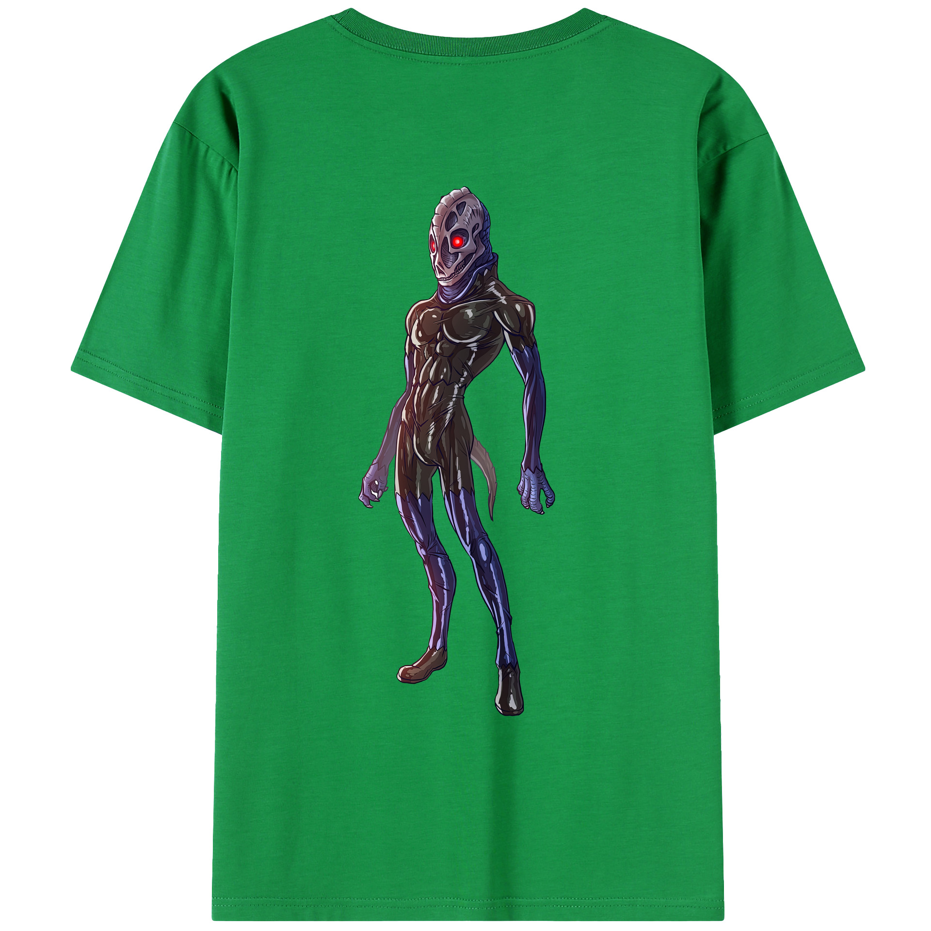 （画像用） ウルトラマン Ultraman 綿100％ メンズ半袖Tシャツ（バックプリント） 通気性