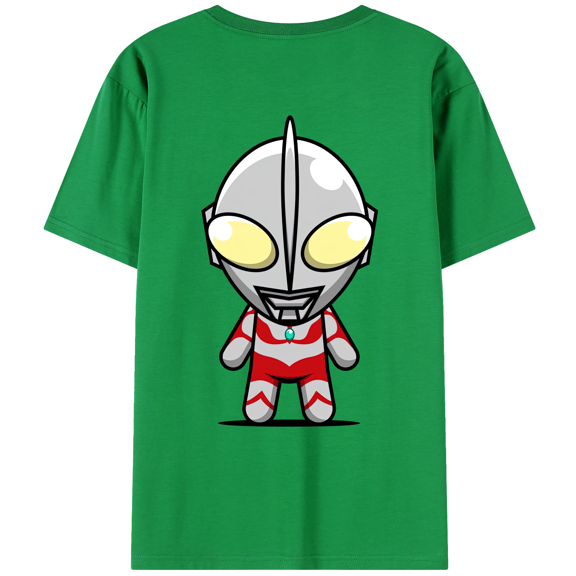 （画像用） ウルトラマン Ultraman 綿100％ メンズ半袖Tシャツ（バックプリント） 通気性