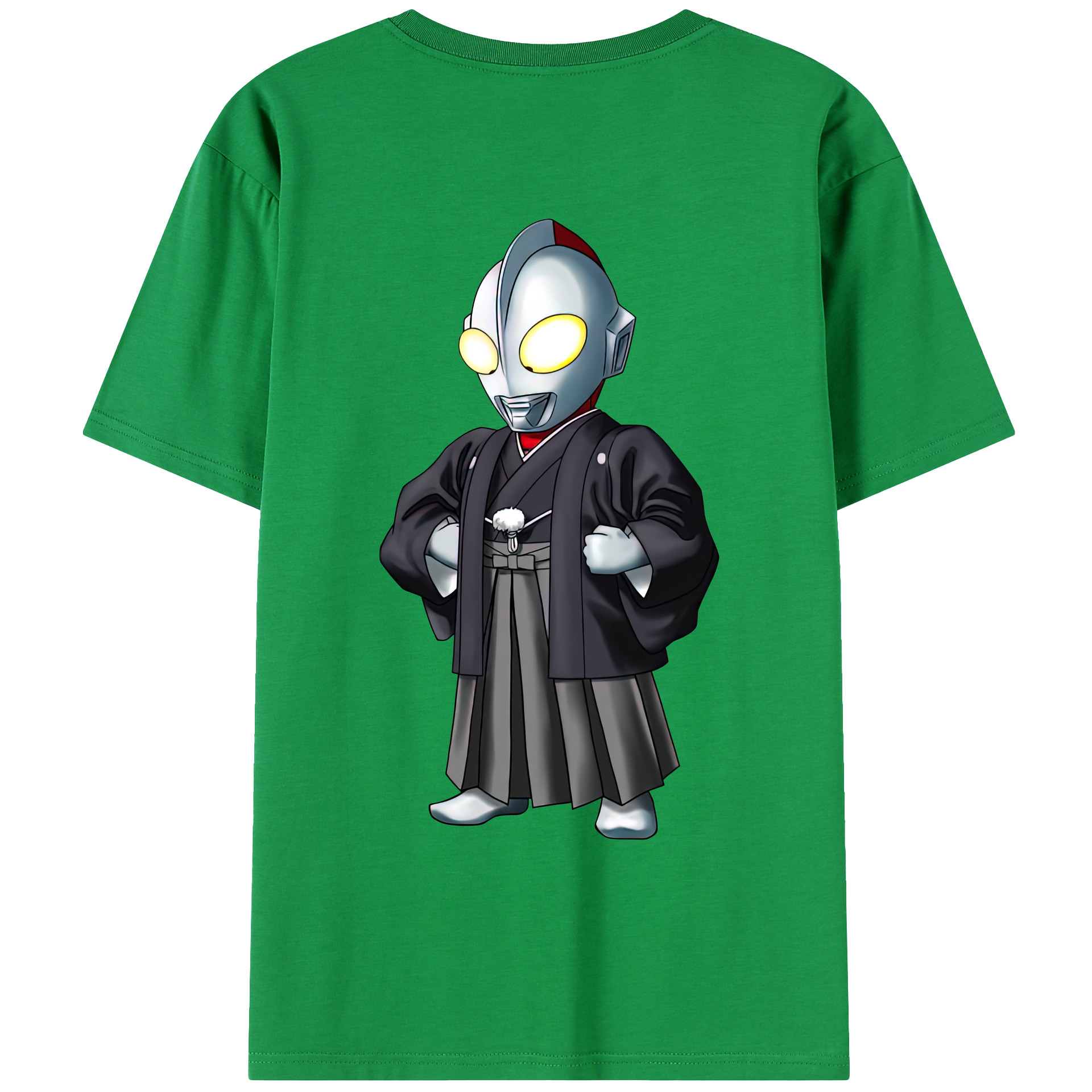 （画像用） ウルトラマン Ultraman 綿100％ メンズ半袖Tシャツ（バックプリント） 通気性
