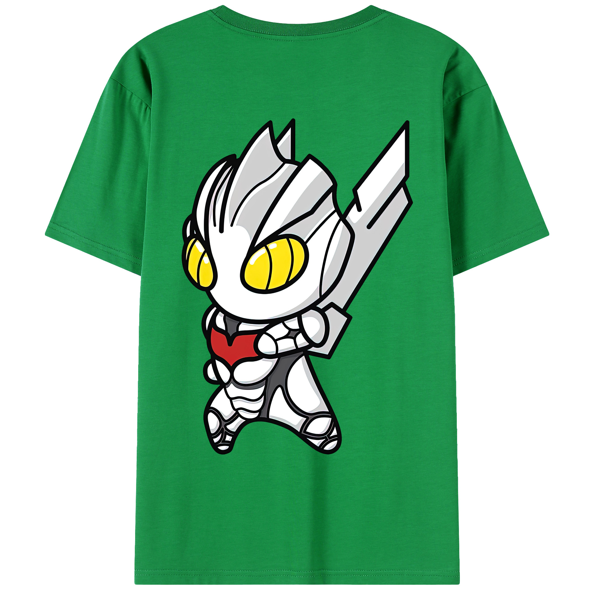 （画像用） ウルトラマン Ultraman 綿100％ メンズ半袖Tシャツ（バックプリント） 通気性