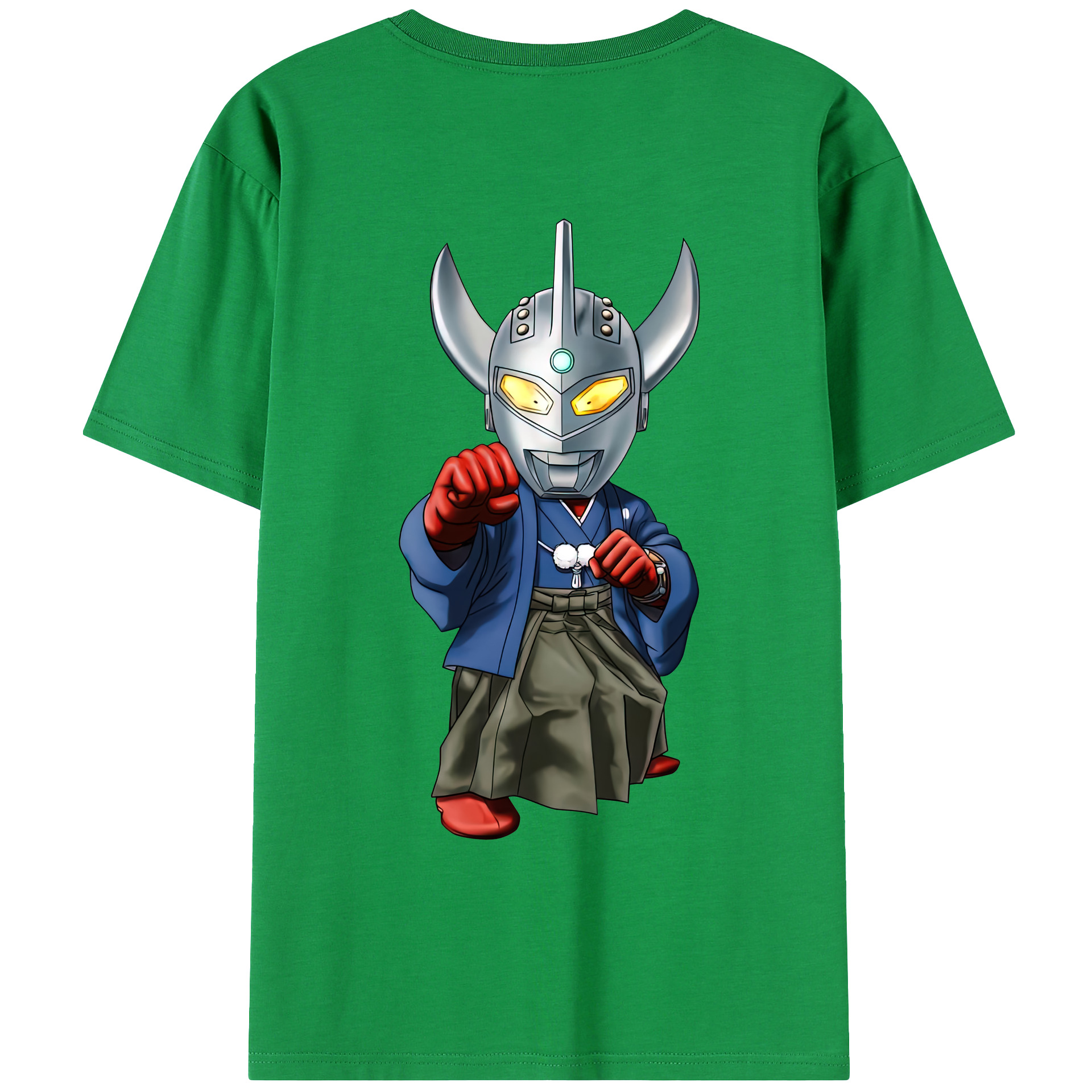 （画像用） ウルトラマン Ultraman 綿100％ メンズ半袖Tシャツ（バックプリント） 通気性