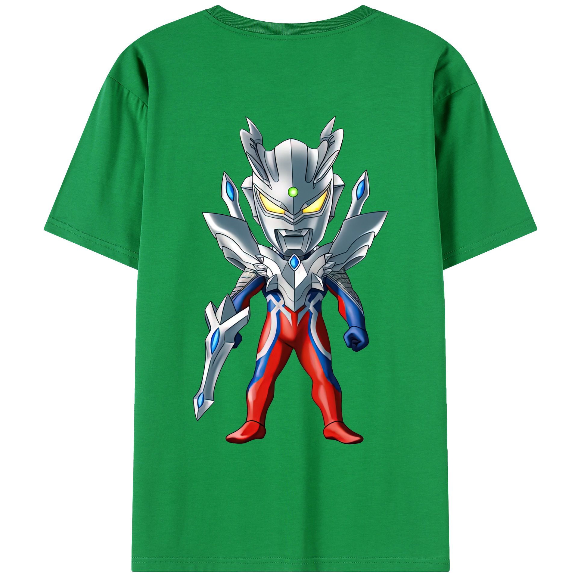 （画像用） ウルトラマン Ultraman 綿100％ メンズ半袖Tシャツ（バックプリント） 通気性