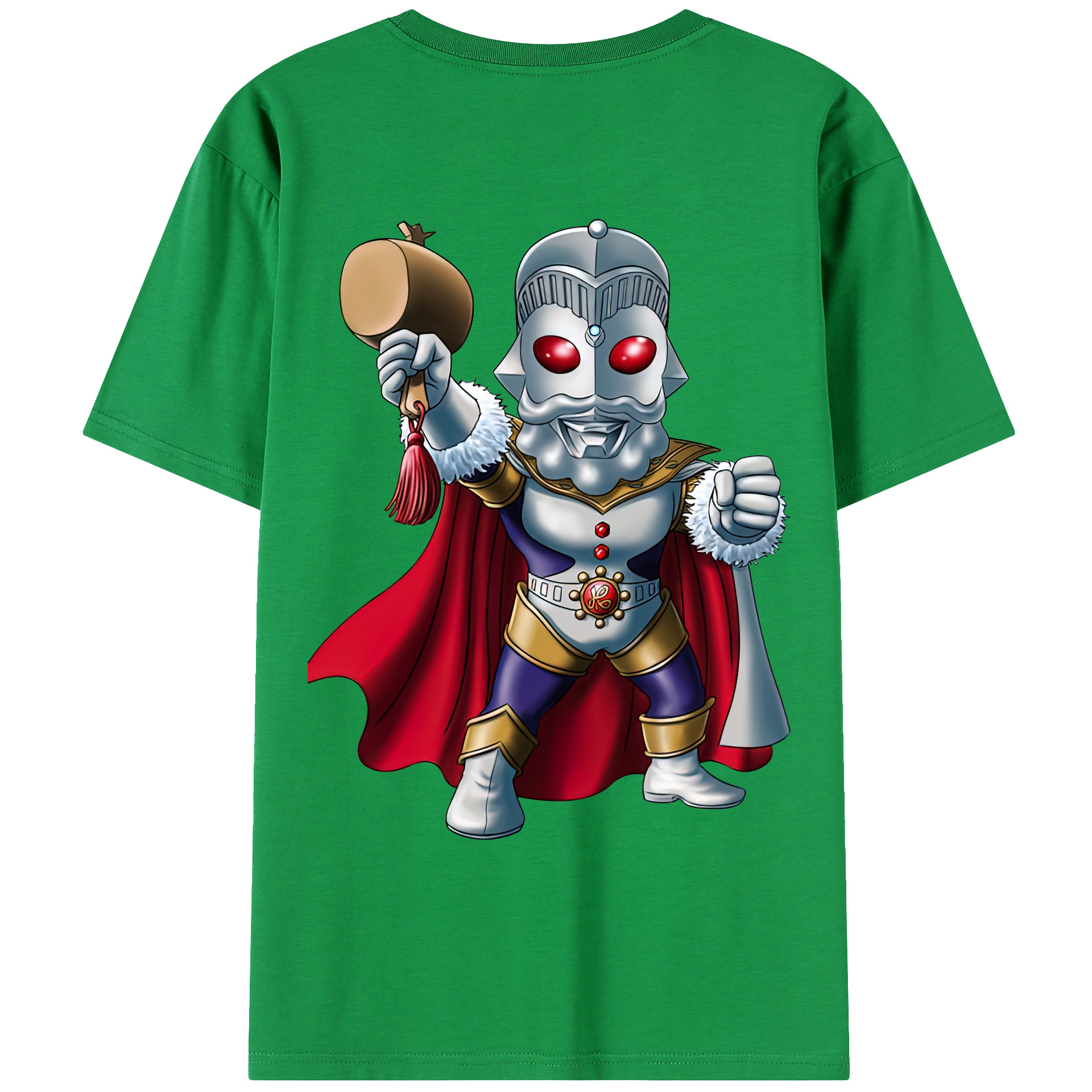 （画像用） ウルトラマン Ultraman 綿100％ メンズ半袖Tシャツ（バックプリント） 通気性