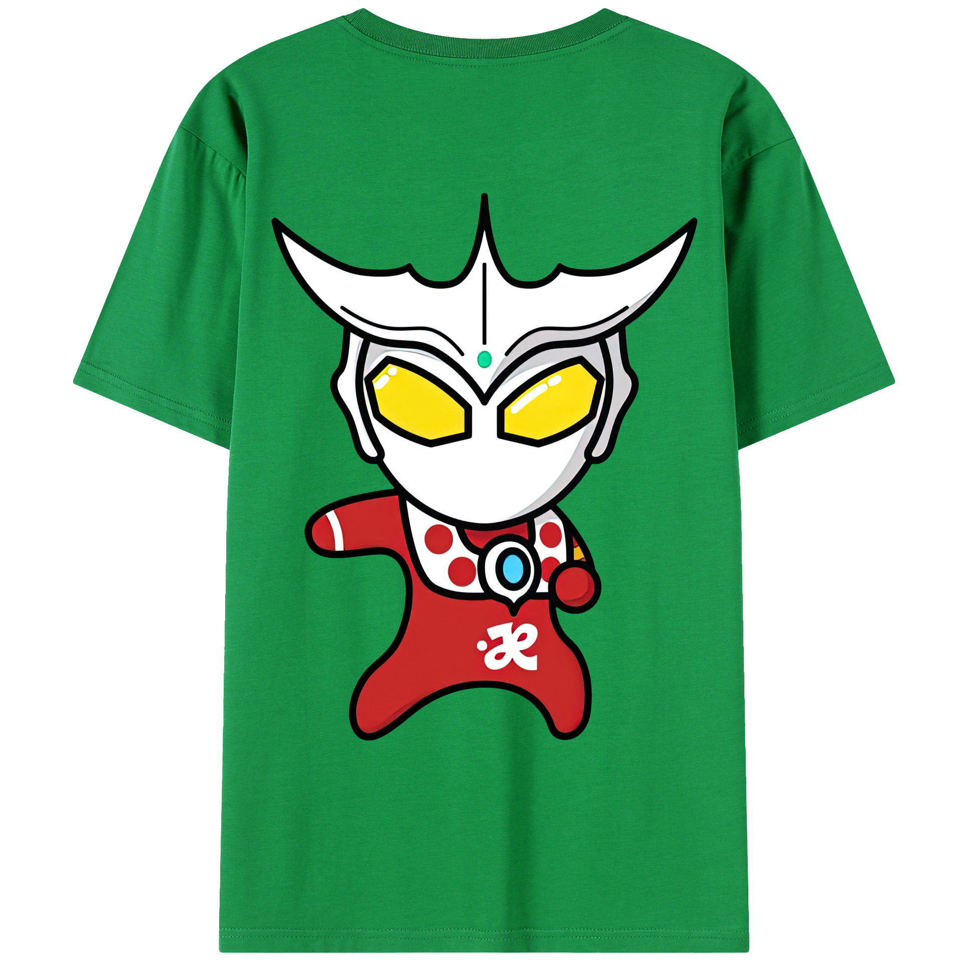 （画像用） ウルトラマン Ultraman 綿100％ メンズ半袖Tシャツ（バックプリント） 通気性
