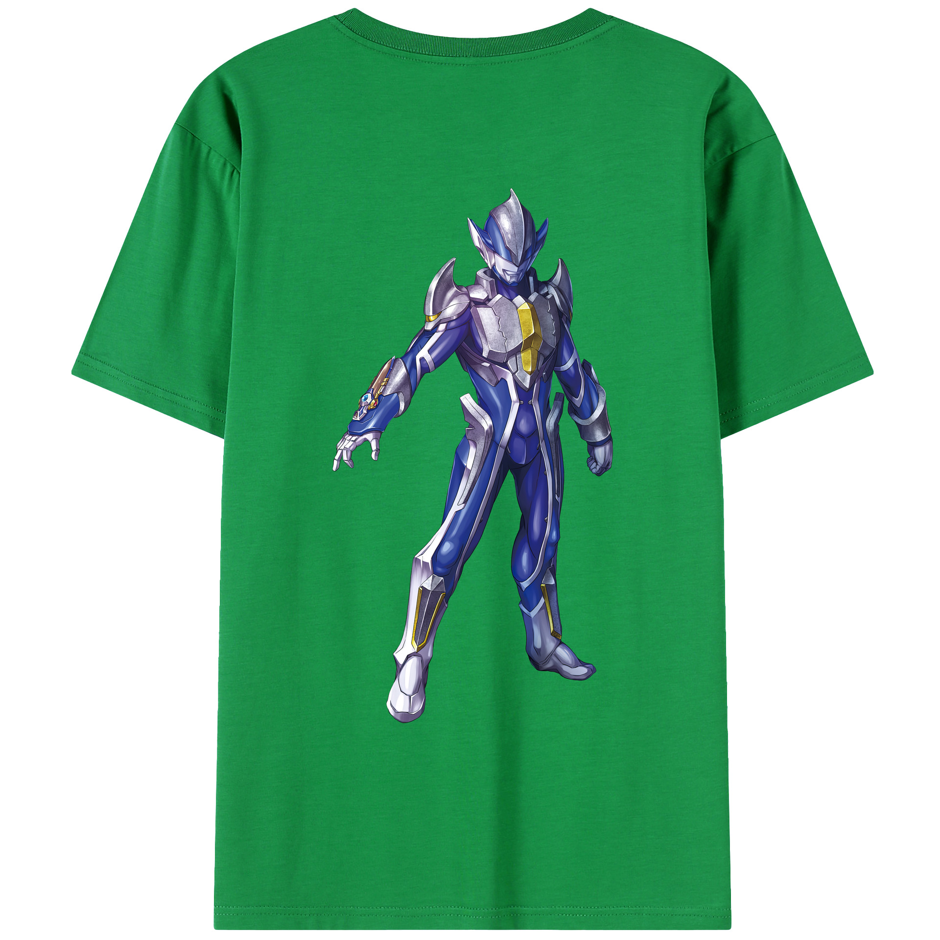 （画像用） ウルトラマン Ultraman 綿100％ メンズ半袖Tシャツ（バックプリント） 通気性