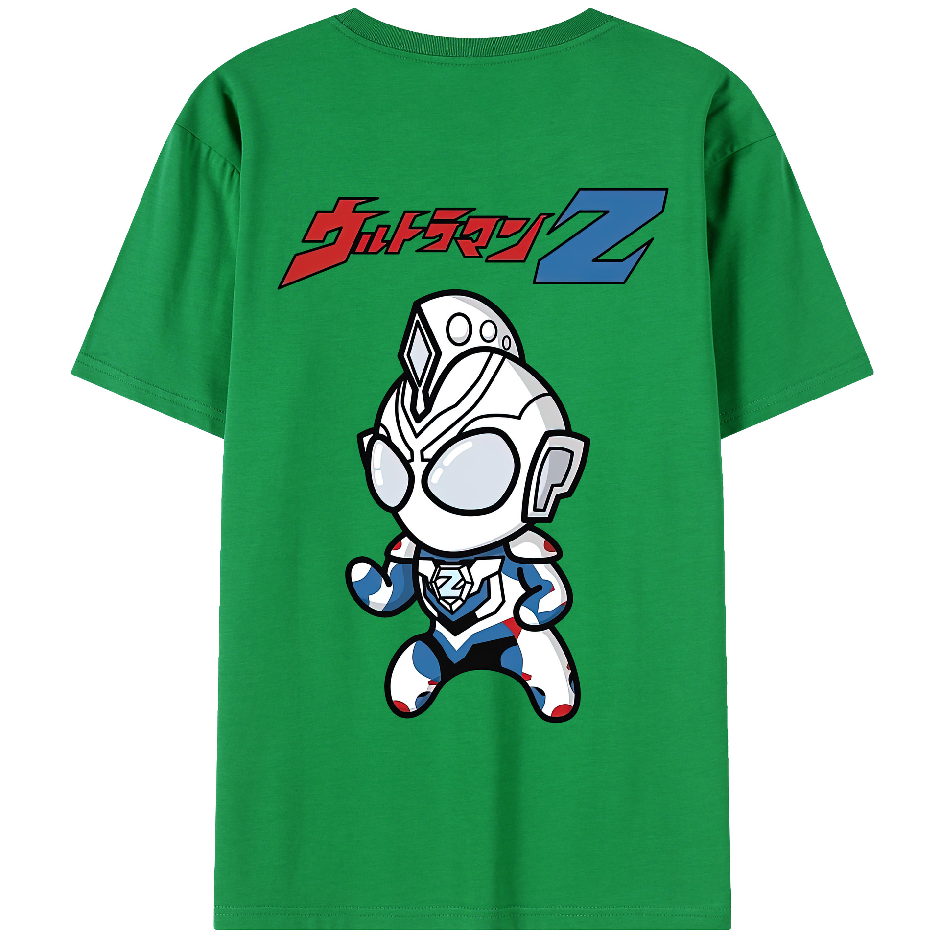 （画像用） ウルトラマン Ultraman 綿100％ メンズ半袖Tシャツ（バックプリント） 通気性
