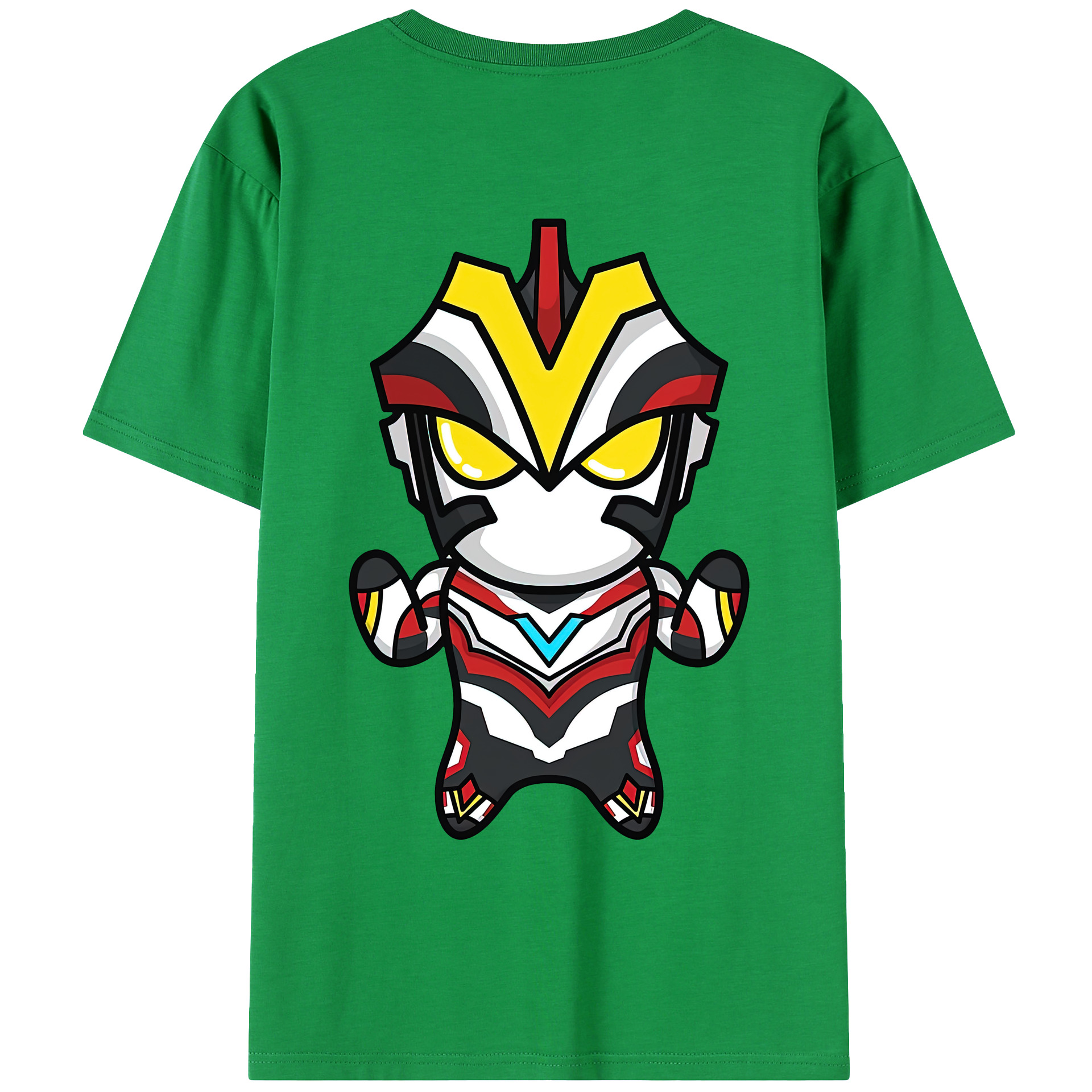 （画像用） ウルトラマン Ultraman 綿100％ メンズ半袖Tシャツ（バックプリント） 通気性