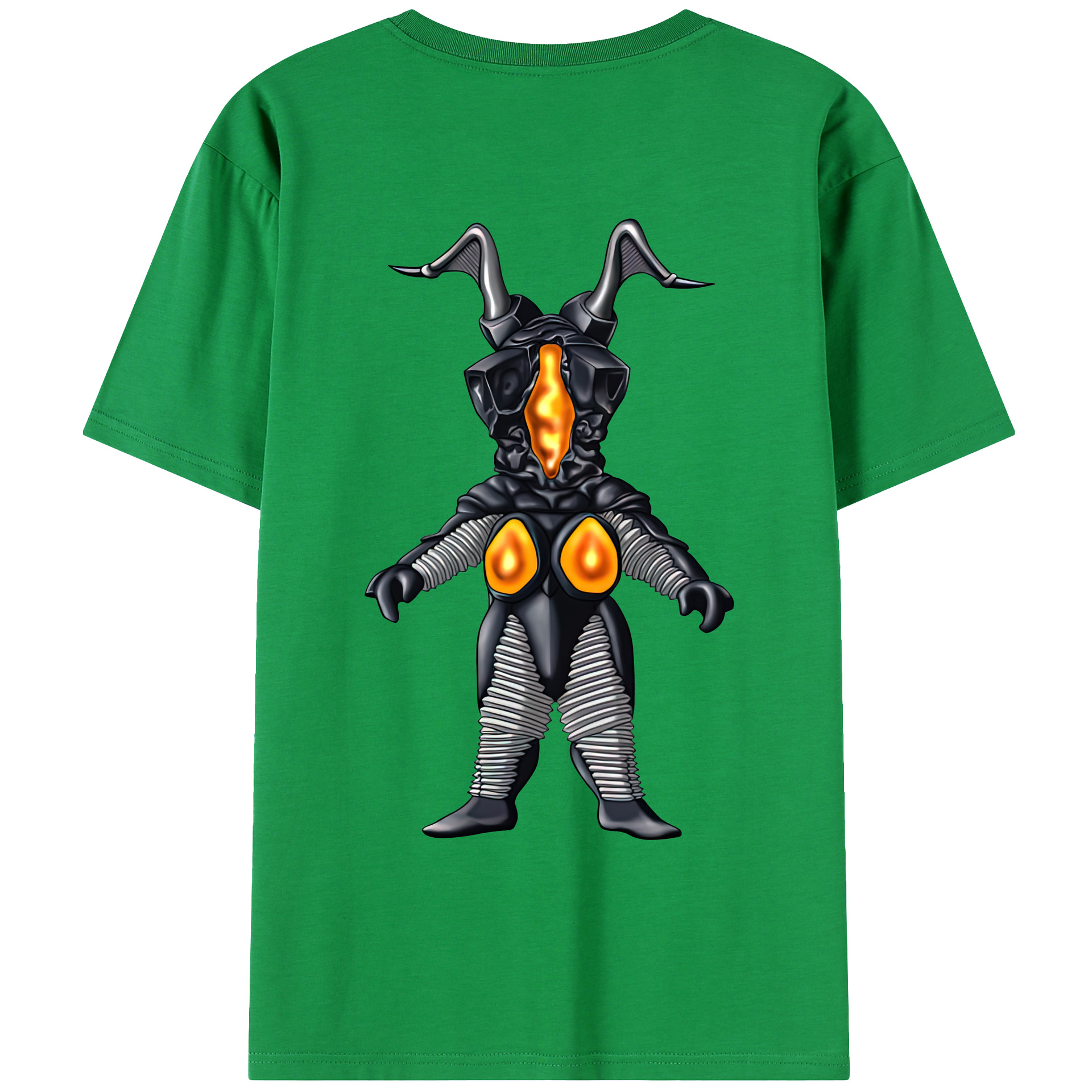 （画像用） ウルトラマン Ultraman 綿100％ メンズ半袖Tシャツ（バックプリント） 通気性