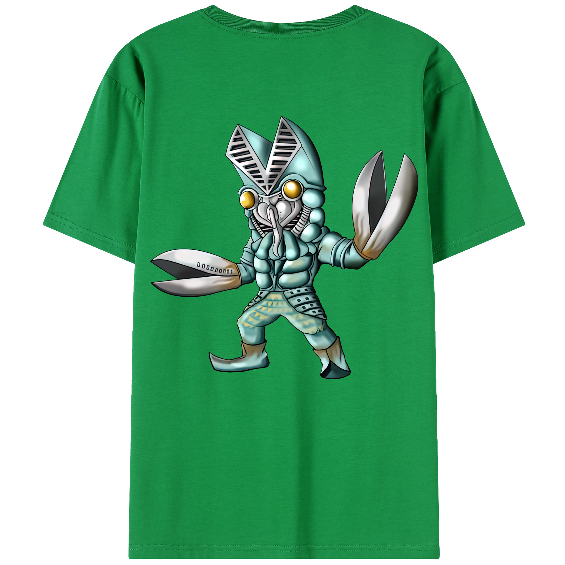 （画像用） ウルトラマン Ultraman 綿100％ メンズ半袖Tシャツ（バックプリント） 通気性