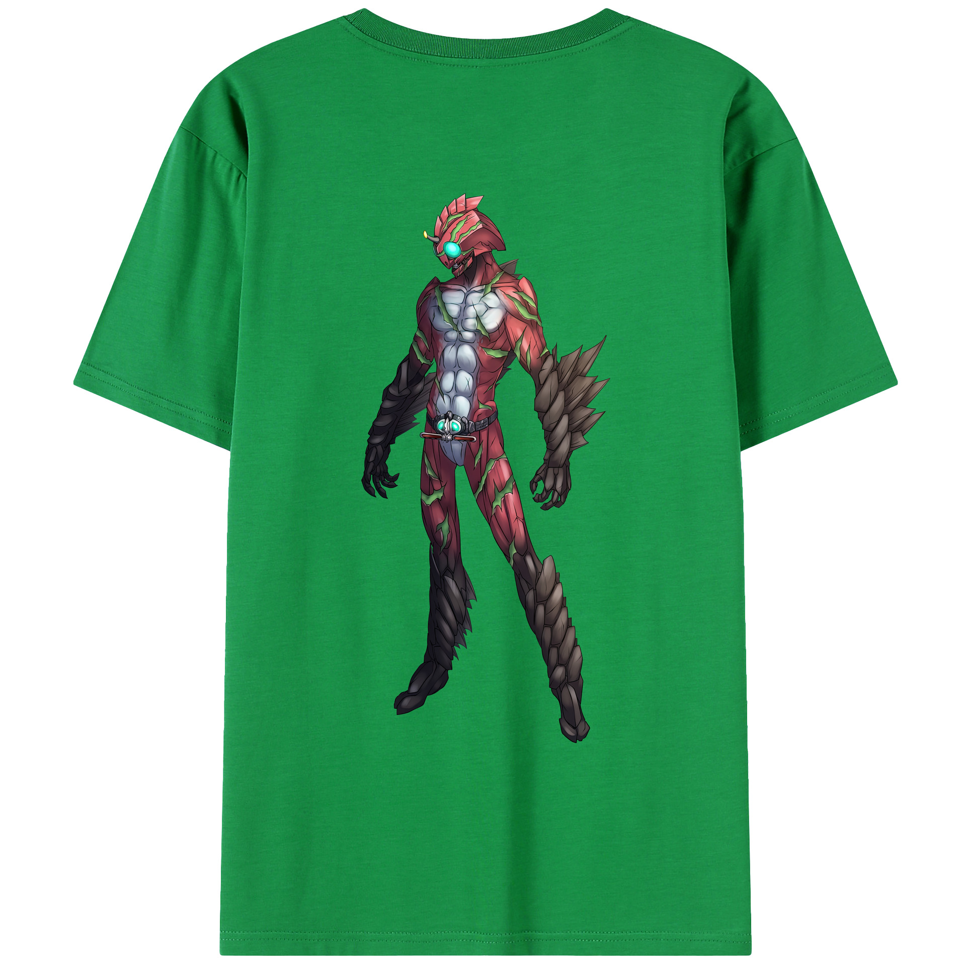 （画像用） ウルトラマン Ultraman 綿100％ メンズ半袖Tシャツ（バックプリント） 通気性
