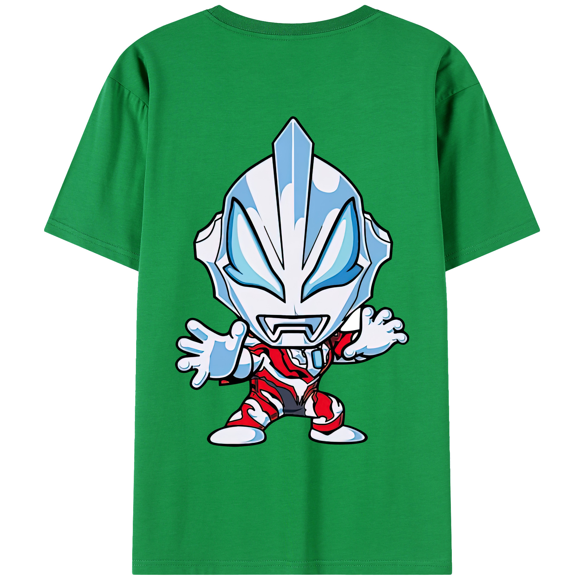 （画像用） ウルトラマン Ultraman 綿100％ メンズ半袖Tシャツ（バックプリント） 通気性