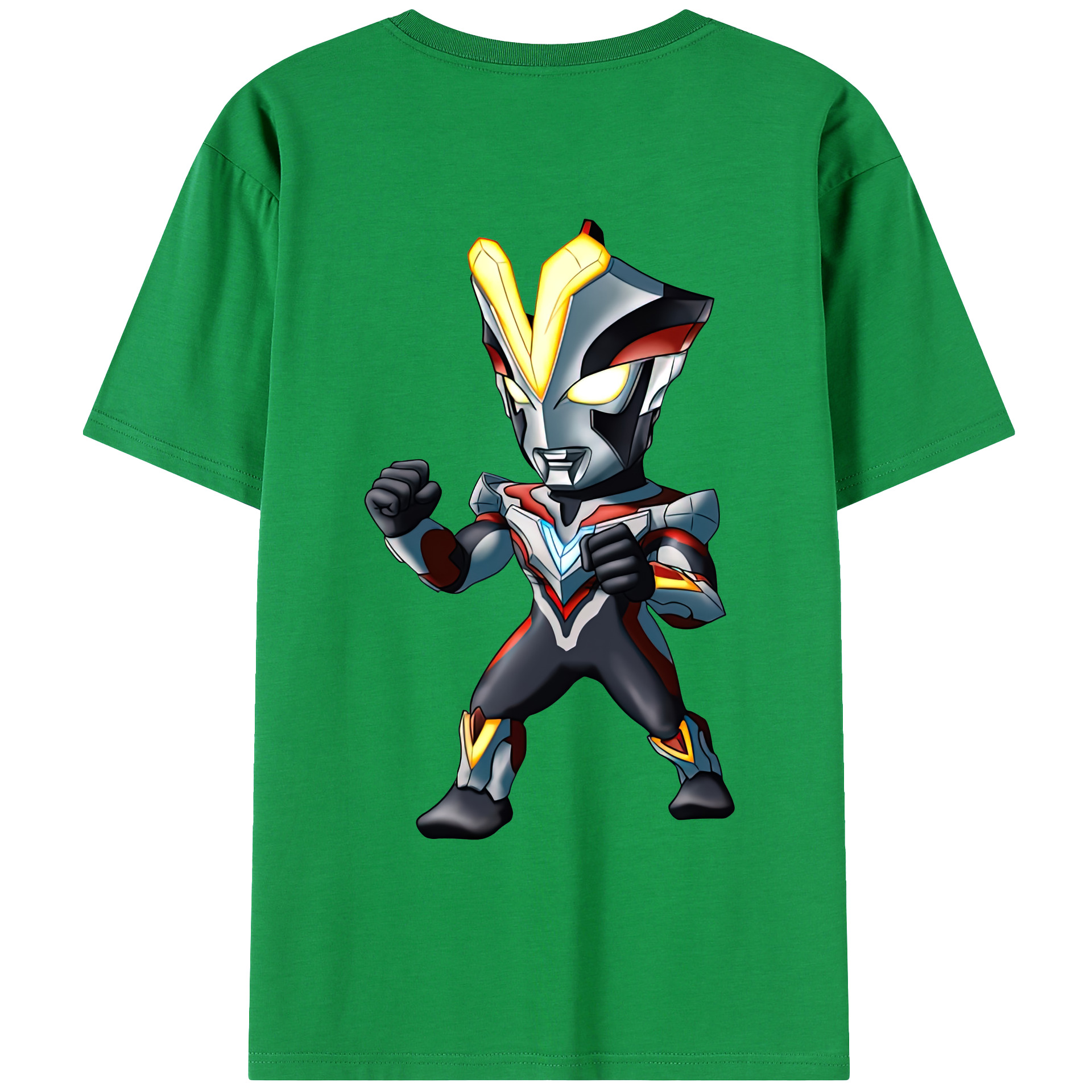 （画像用） ウルトラマン Ultraman 綿100％ メンズ半袖Tシャツ（バックプリント） 通気性
