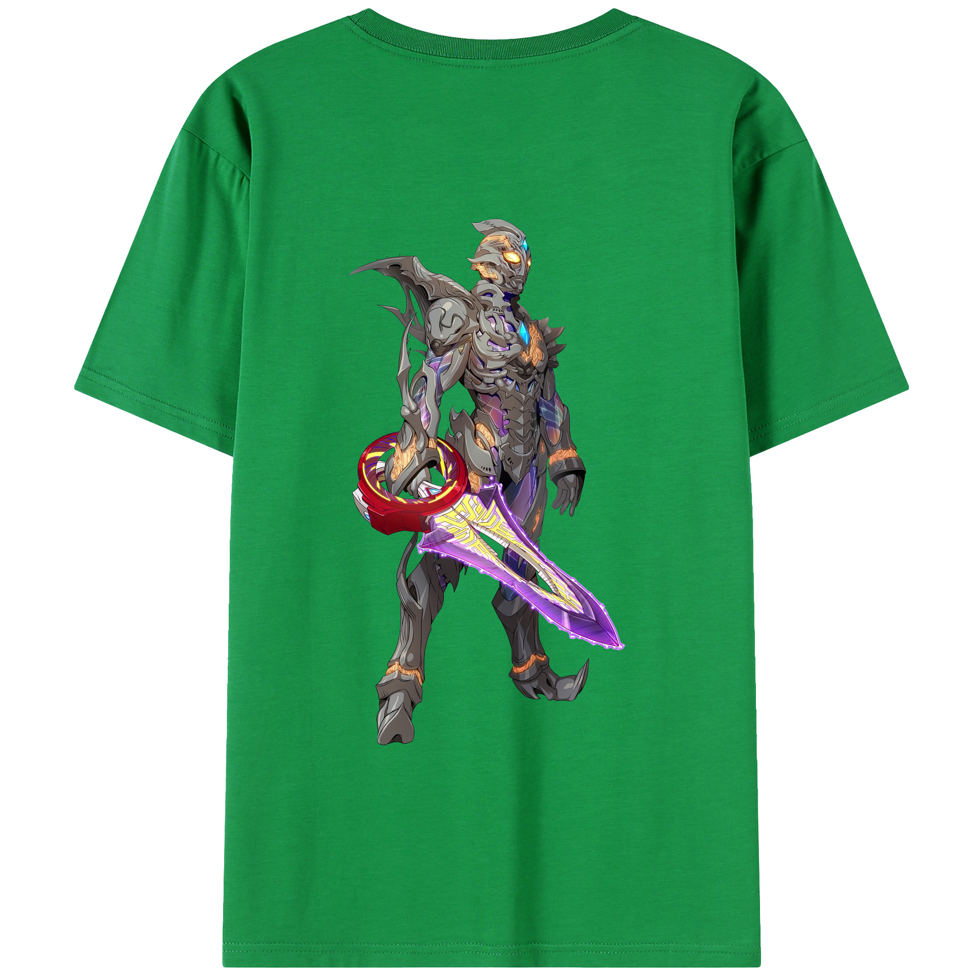 （画像用） ウルトラマン Ultraman 綿100％ メンズ半袖Tシャツ（バックプリント） 通気性