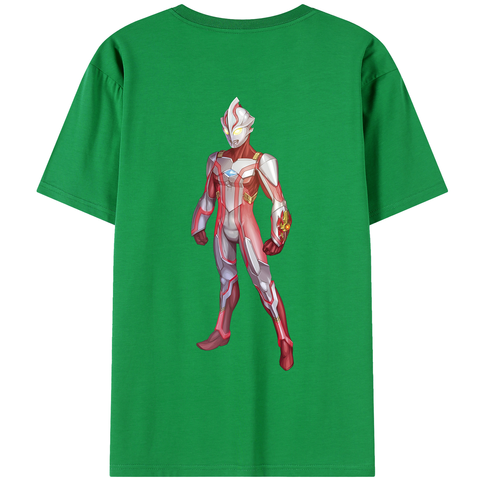 （画像用） ウルトラマン Ultraman 綿100％ メンズ半袖Tシャツ（バックプリント） 通気性