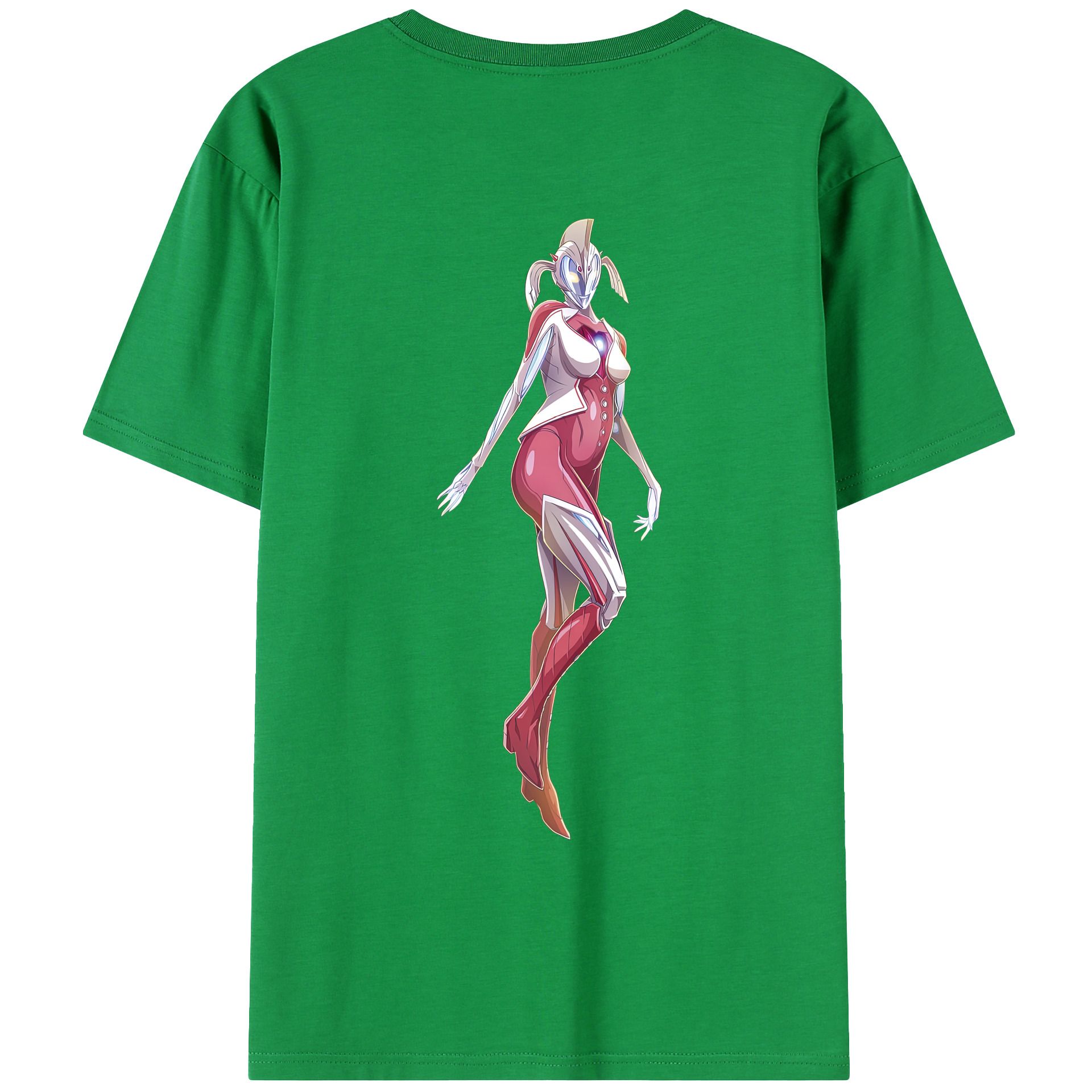 （画像用） ウルトラマン Ultraman 綿100％ メンズ半袖Tシャツ（バックプリント） 通気性
