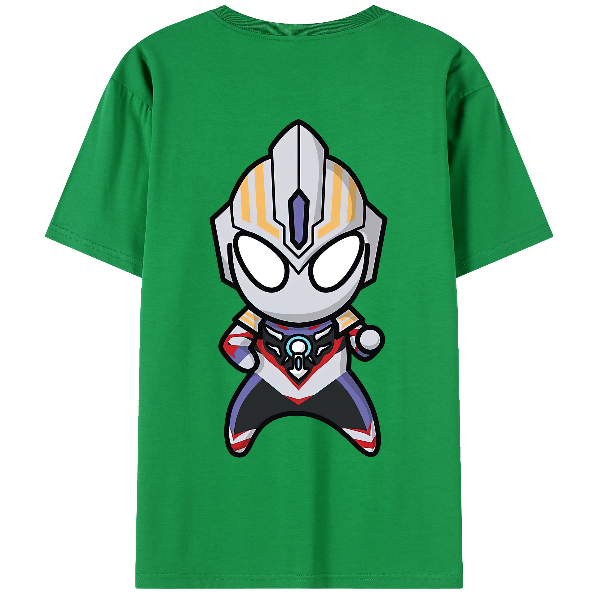（画像用） ウルトラマン Ultraman 綿100％ メンズ半袖Tシャツ（バックプリント） 通気性