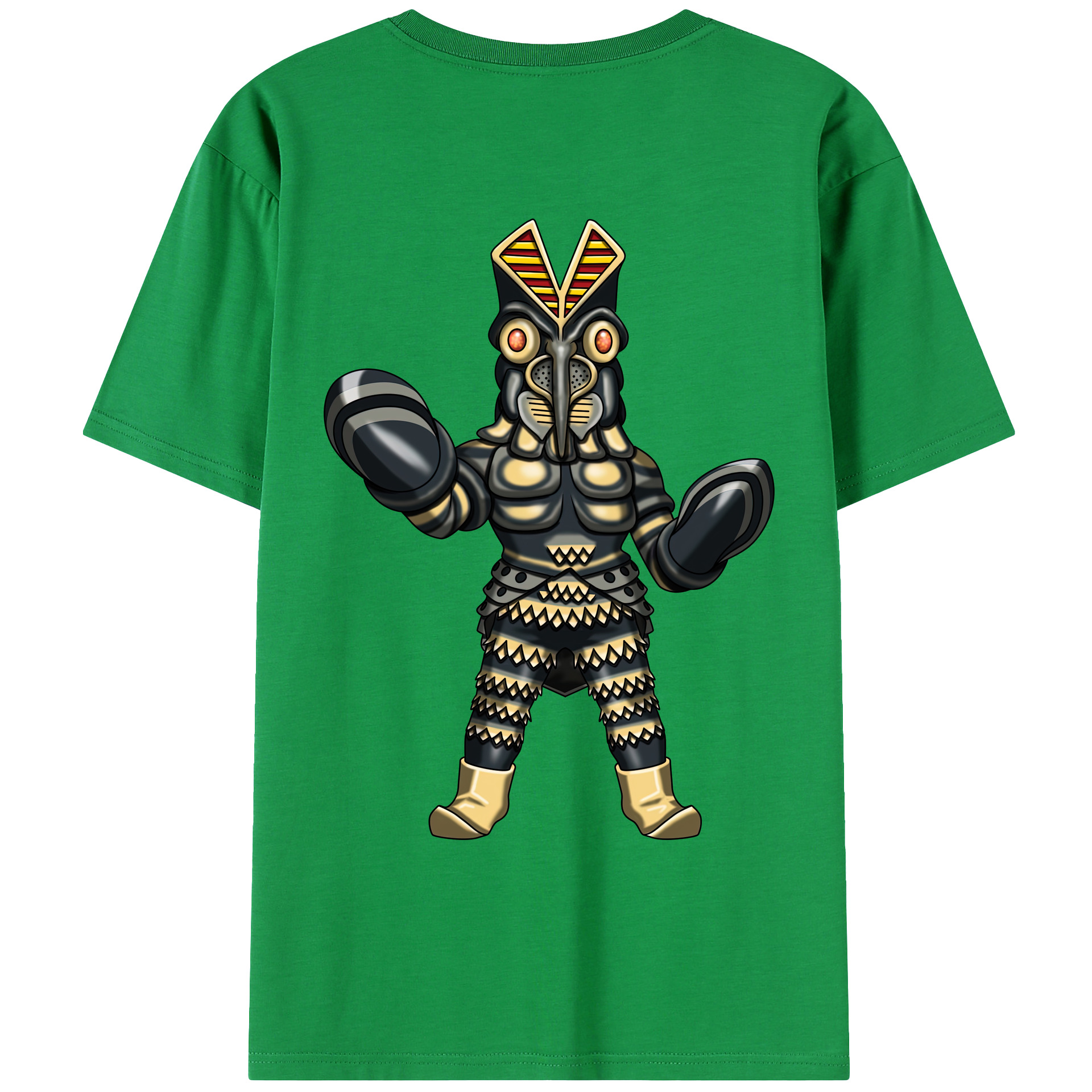 （画像用） ウルトラマン Ultraman 綿100％ メンズ半袖Tシャツ（バックプリント） 通気性