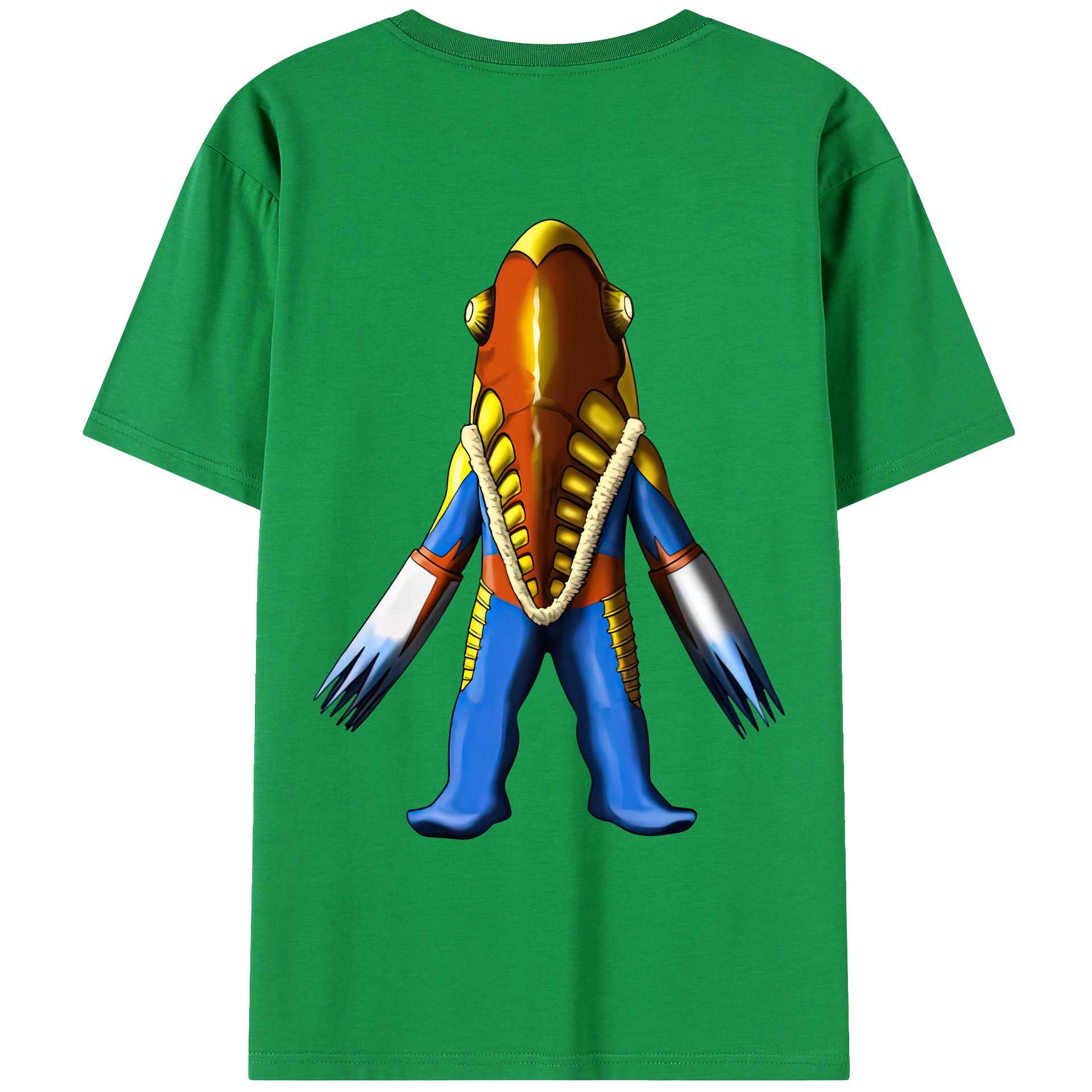 （画像用） ウルトラマン Ultraman 綿100％ メンズ半袖Tシャツ（バックプリント） 通気性