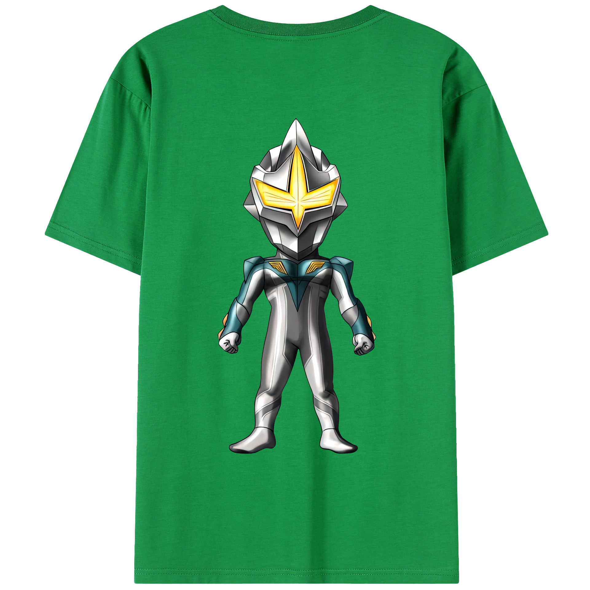 （画像用） ウルトラマン Ultraman 綿100％ メンズ半袖Tシャツ（バックプリント） 通気性