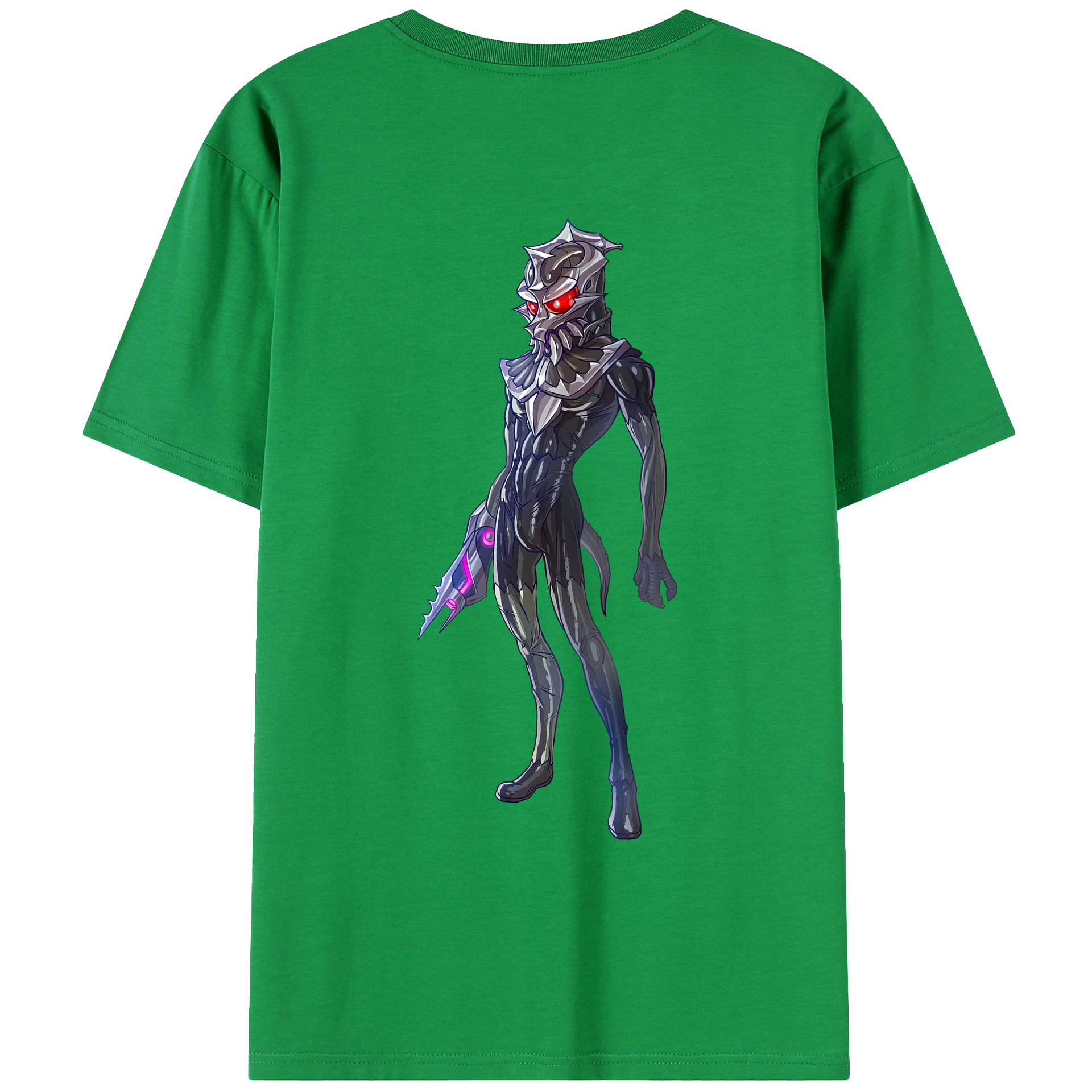 （画像用） ウルトラマン Ultraman 綿100％ メンズ半袖Tシャツ（バックプリント） 通気性