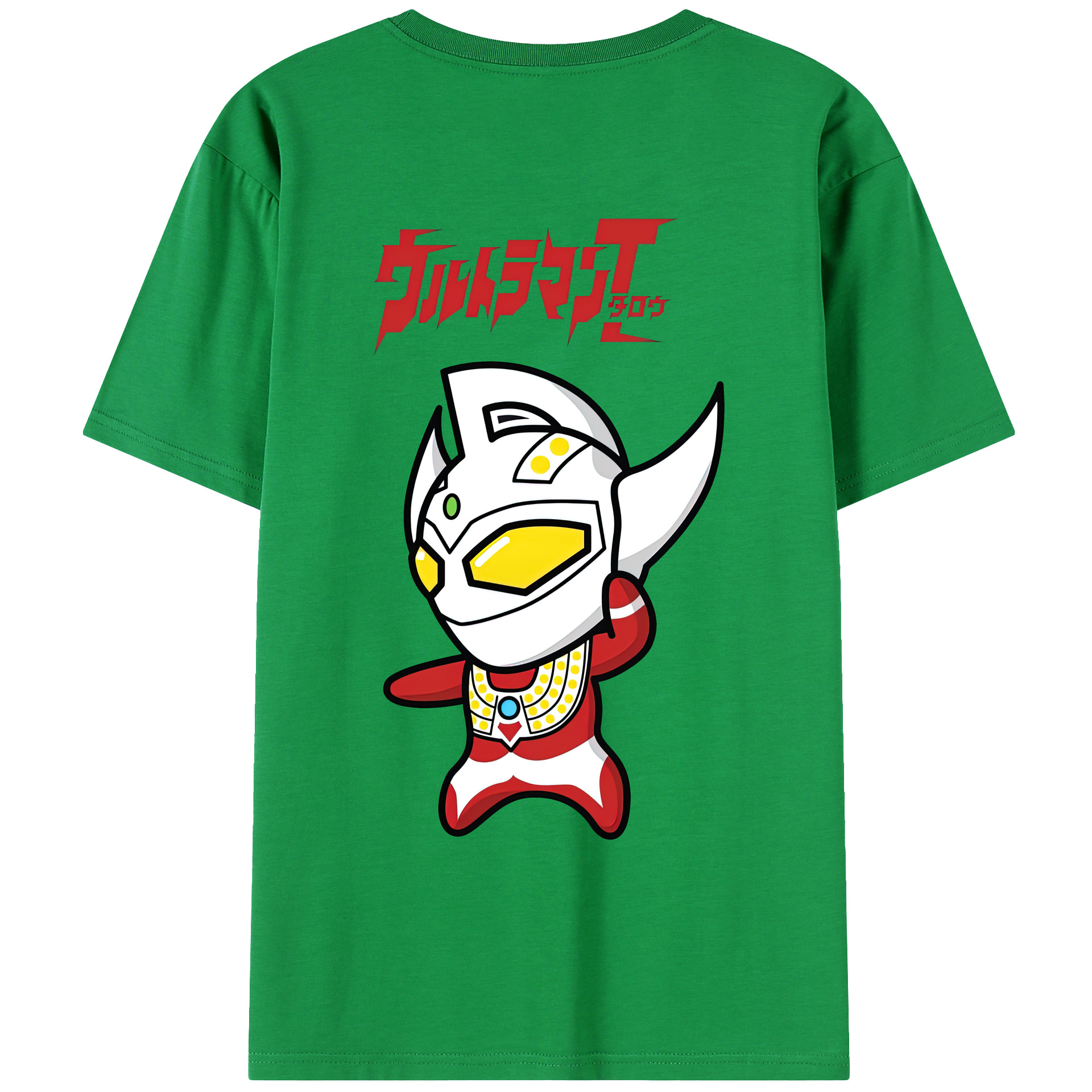 （画像用） ウルトラマン Ultraman 綿100％ メンズ半袖Tシャツ（バックプリント） 通気性