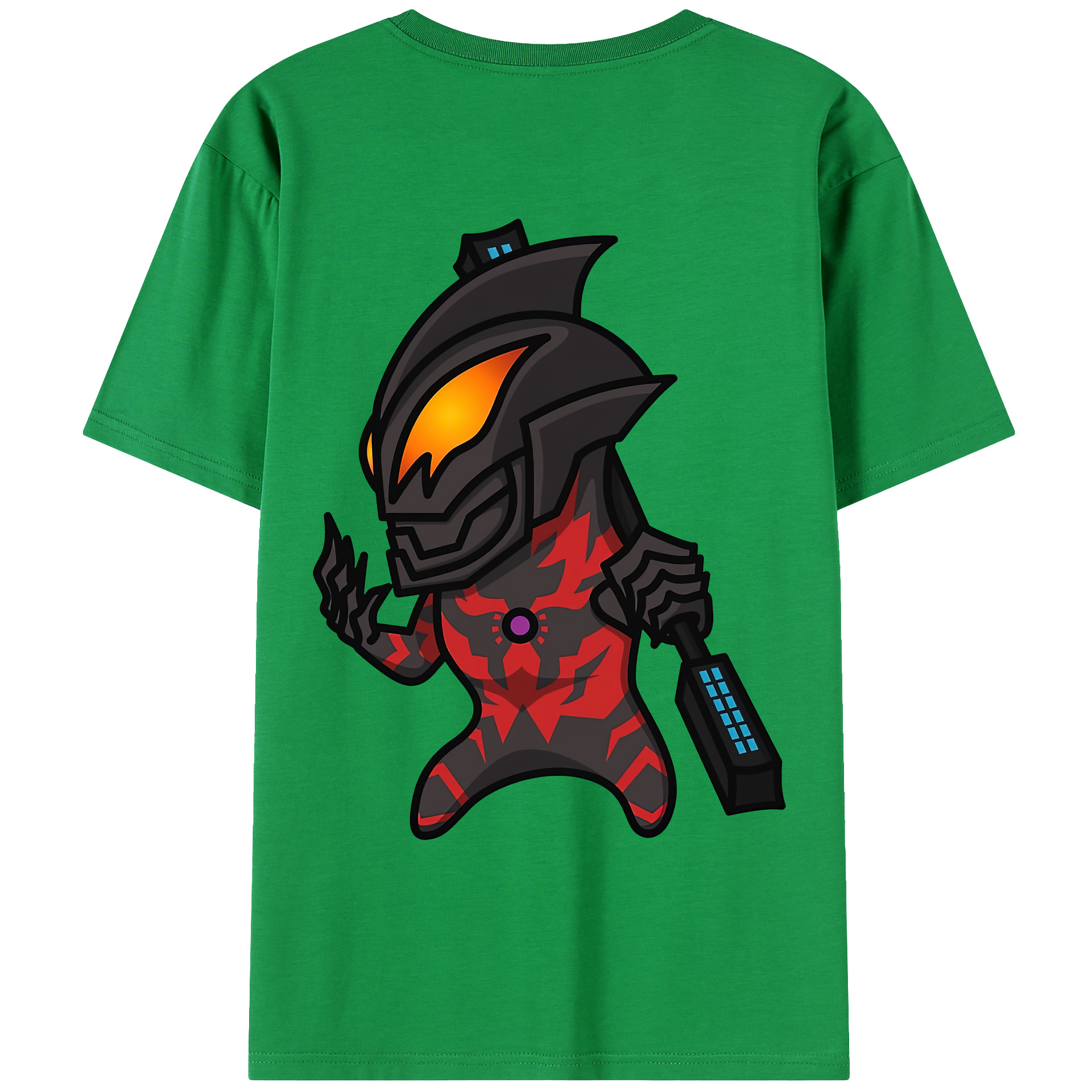（画像用） ウルトラマン Ultraman 綿100％ メンズ半袖Tシャツ（バックプリント） 通気性