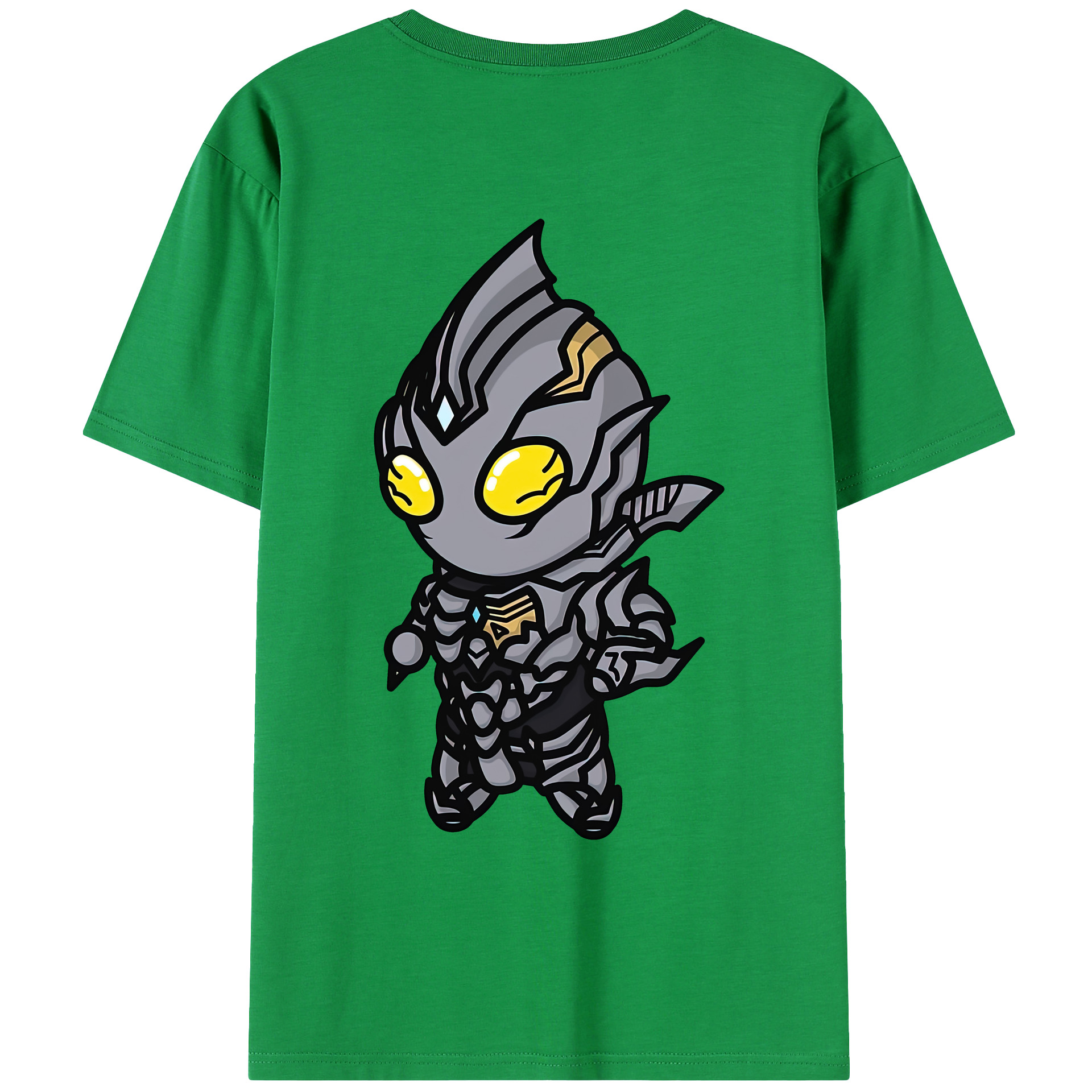 （画像用） ウルトラマン Ultraman 綿100％ メンズ半袖Tシャツ（バックプリント） 通気性