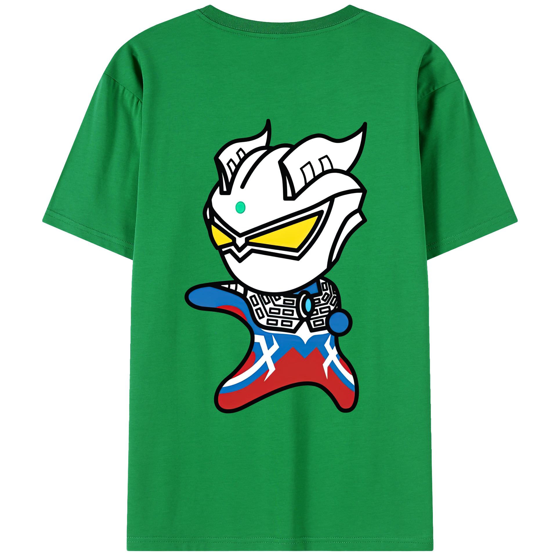 （画像用） ウルトラマン Ultraman 綿100％ メンズ半袖Tシャツ（バックプリント） 通気性