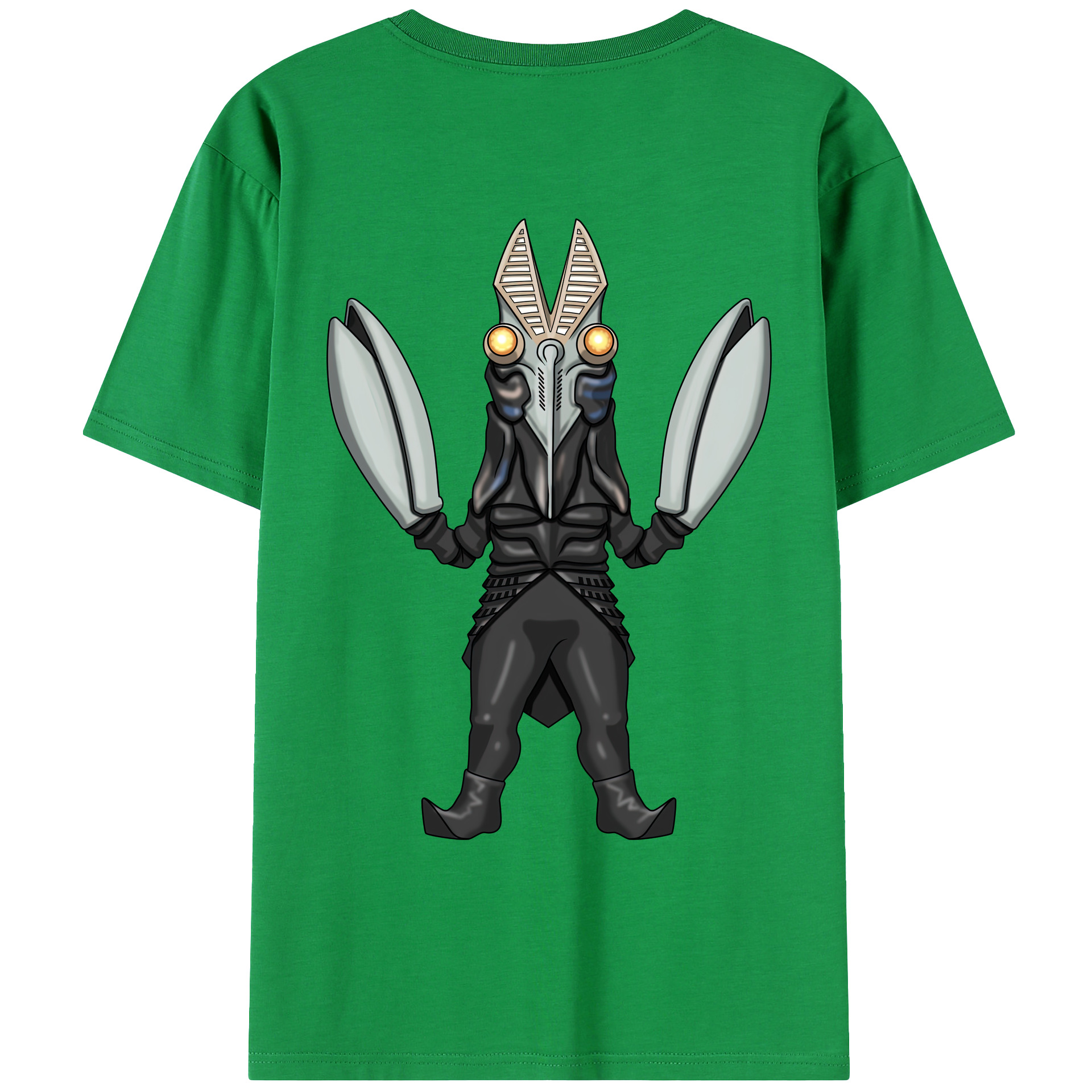 （画像用） ウルトラマン Ultraman 綿100％ メンズ半袖Tシャツ（バックプリント） 通気性