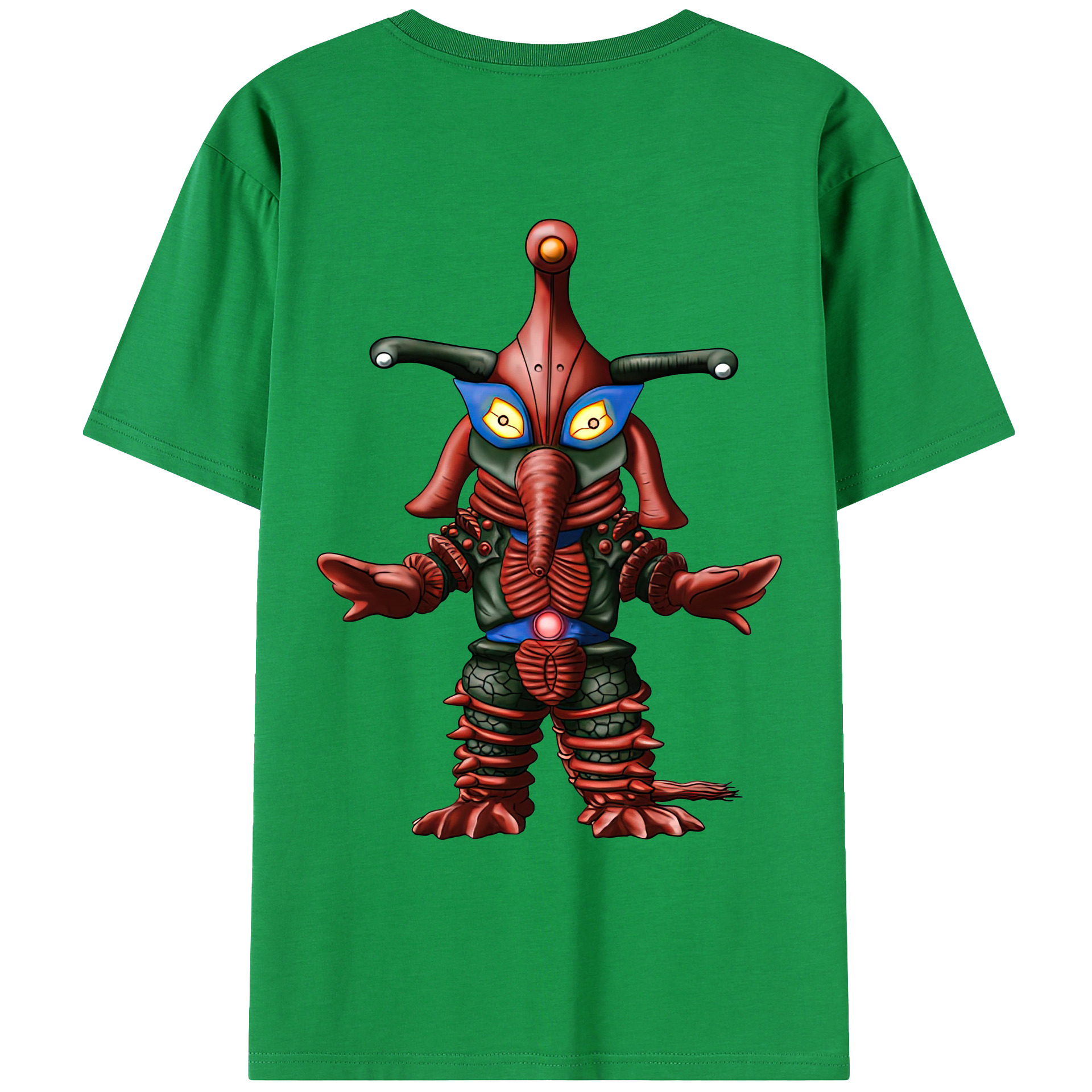 （画像用） ウルトラマン Ultraman 綿100％ メンズ半袖Tシャツ（バックプリント） 通気性