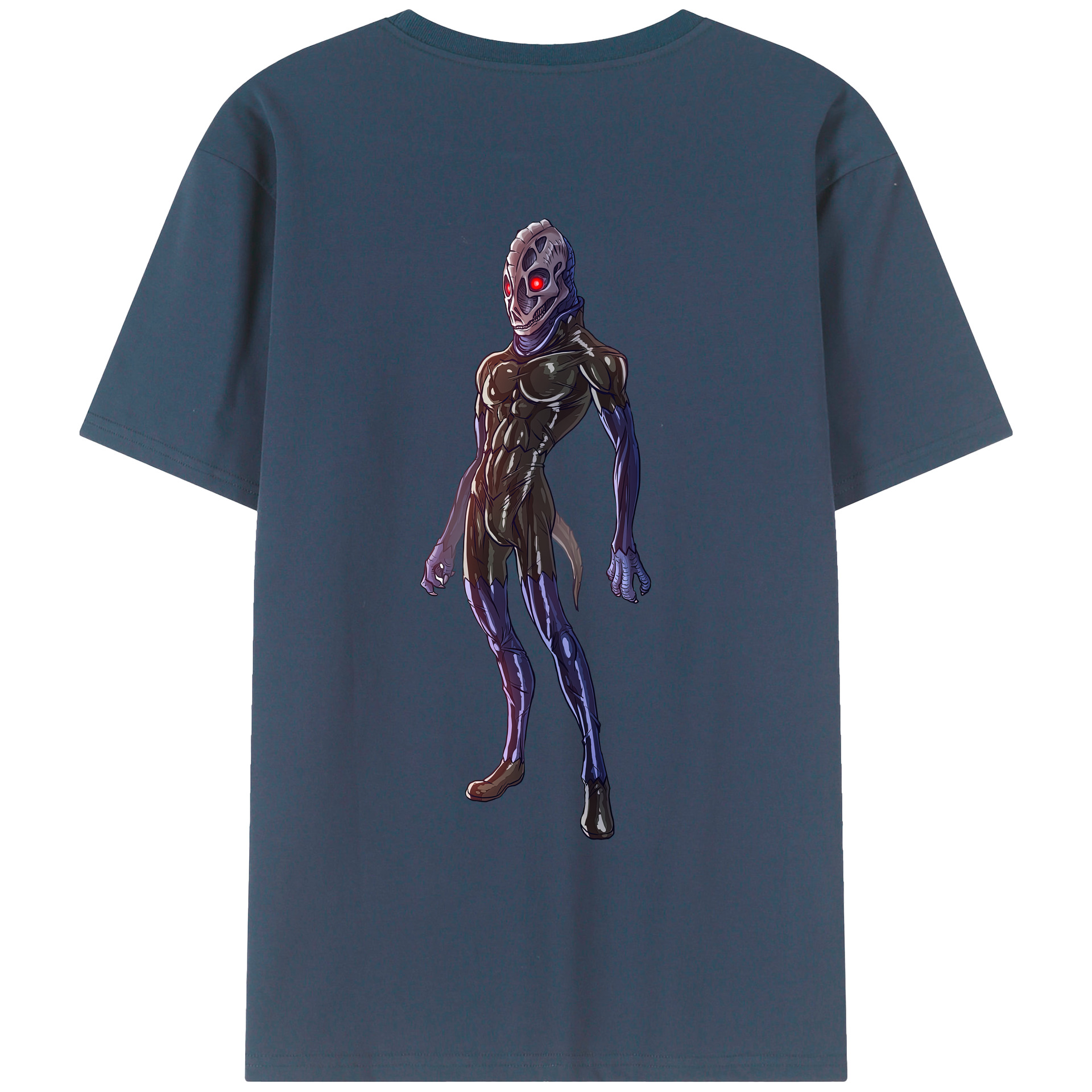 （画像用） ウルトラマン Ultraman 綿100％ メンズ半袖Tシャツ（バックプリント） 通気性