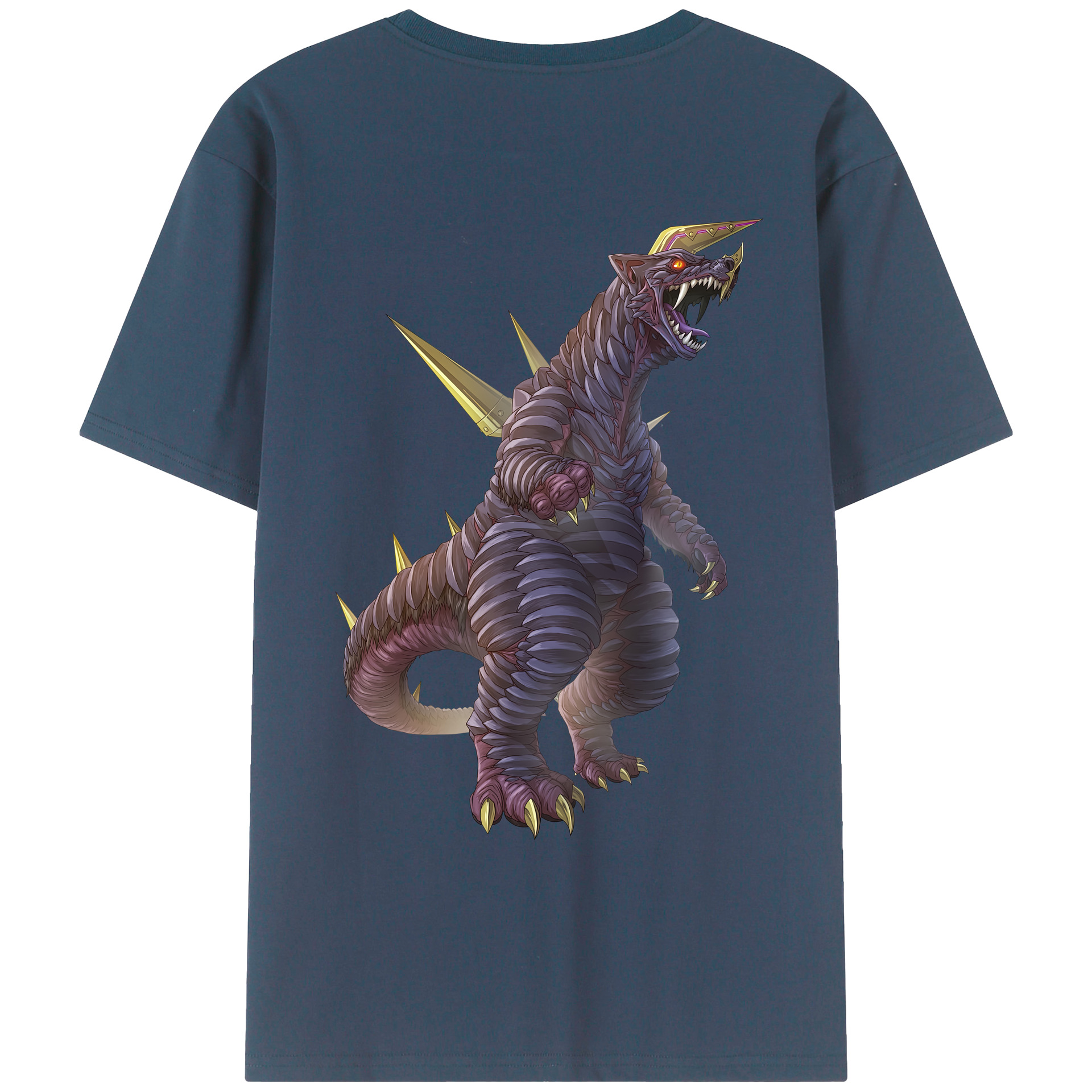 （画像用） ウルトラマン Ultraman 綿100％ メンズ半袖Tシャツ（バックプリント） 通気性