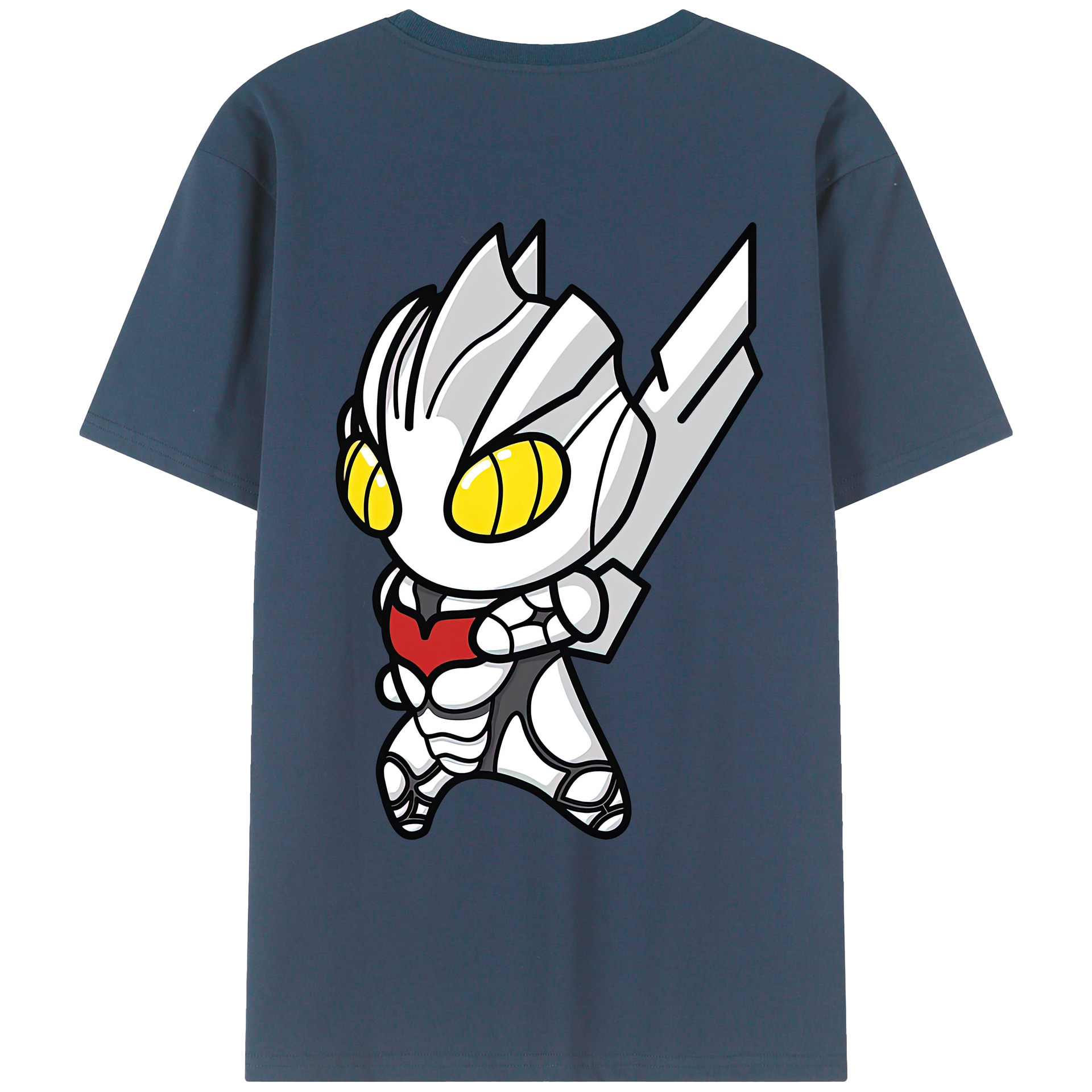（画像用） ウルトラマン Ultraman 綿100％ メンズ半袖Tシャツ（バックプリント） 通気性