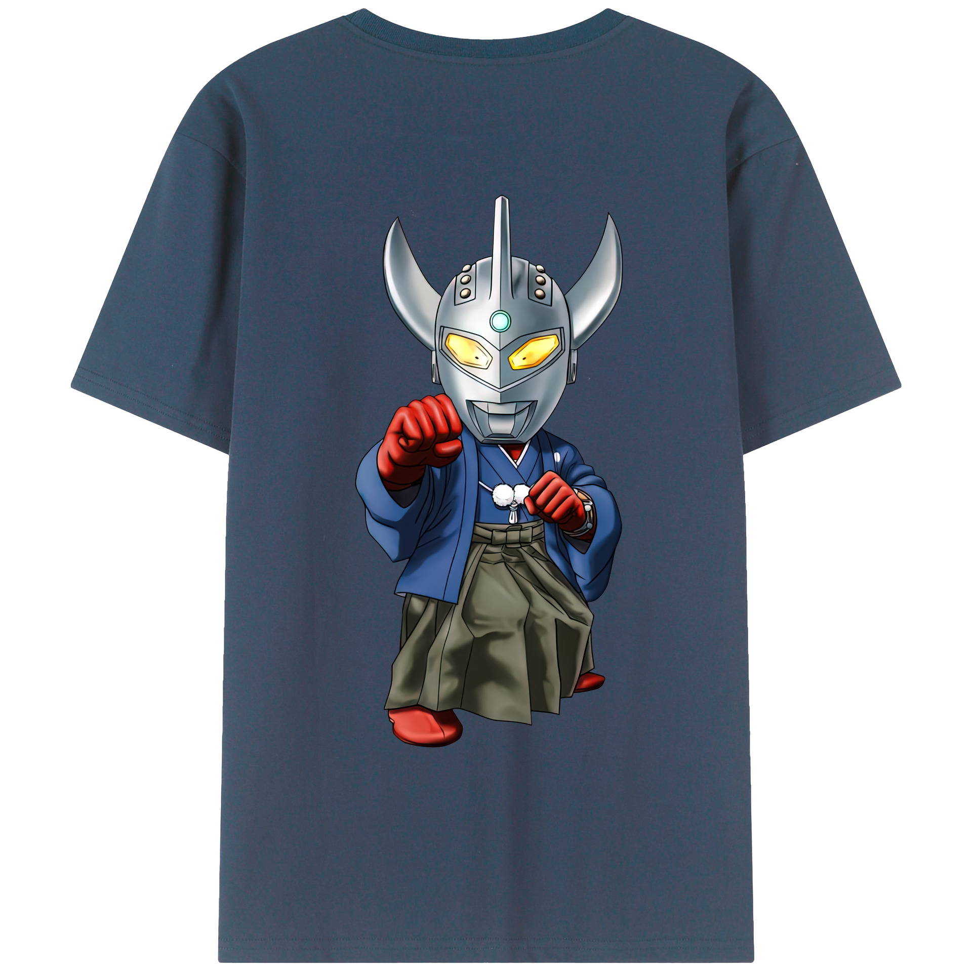 （画像用） ウルトラマン Ultraman 綿100％ メンズ半袖Tシャツ（バックプリント） 通気性