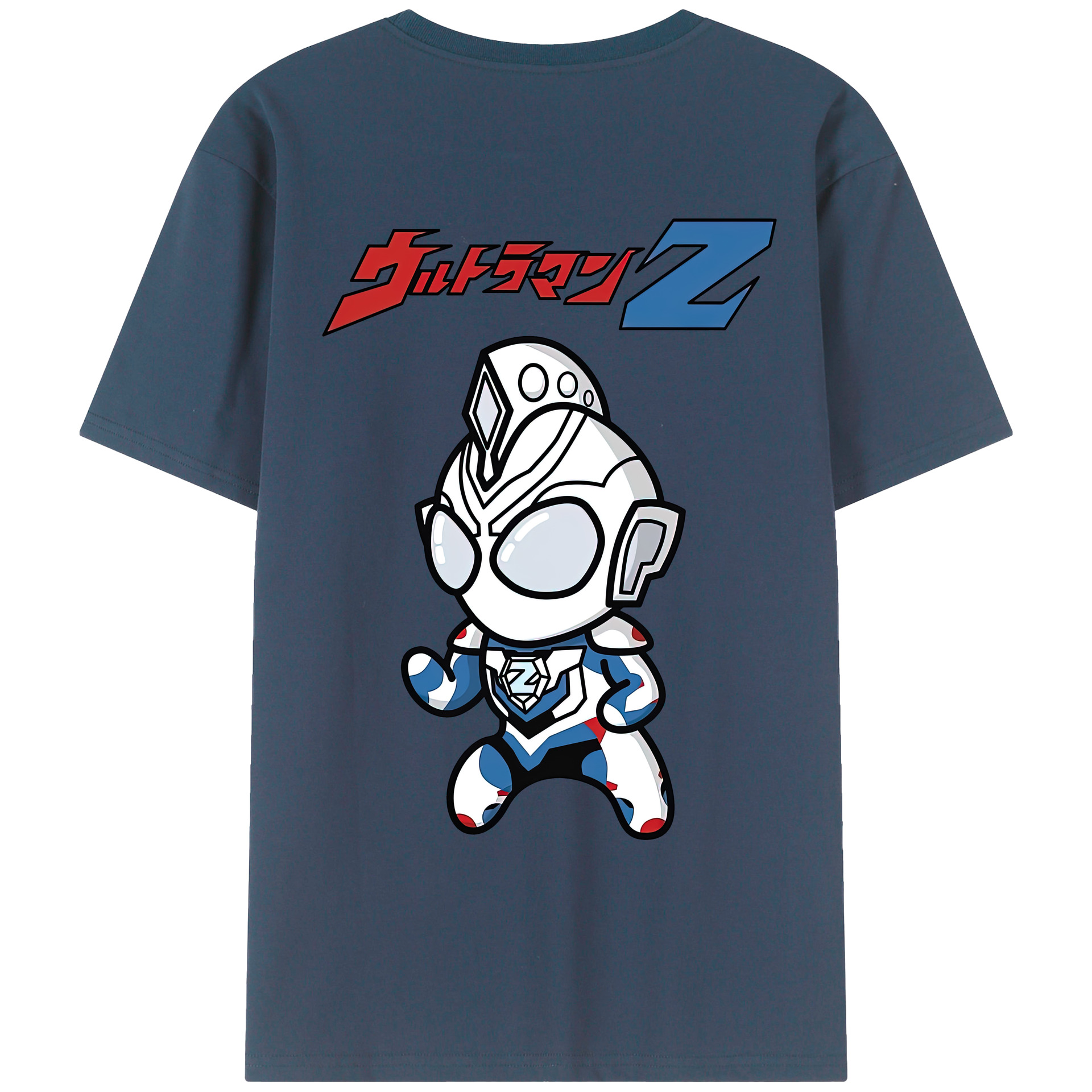 （画像用） ウルトラマン Ultraman 綿100％ メンズ半袖Tシャツ（バックプリント） 通気性