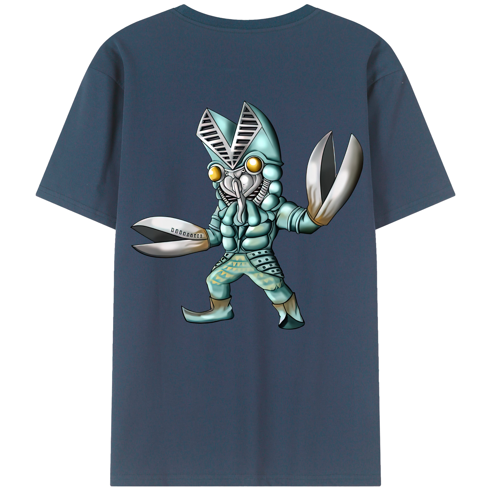 （画像用） ウルトラマン Ultraman 綿100％ メンズ半袖Tシャツ（バックプリント） 通気性
