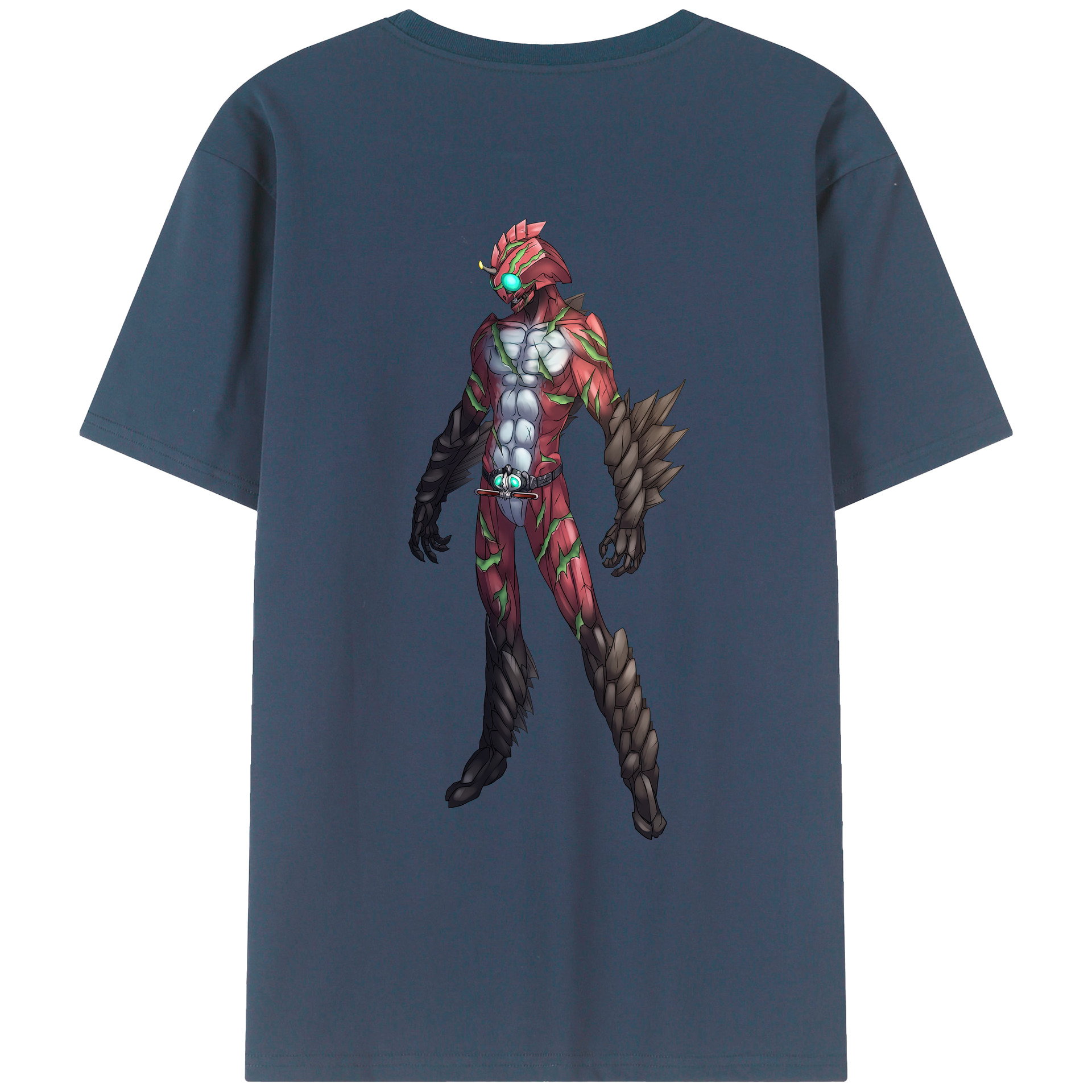 （画像用） ウルトラマン Ultraman 綿100％ メンズ半袖Tシャツ（バックプリント） 通気性