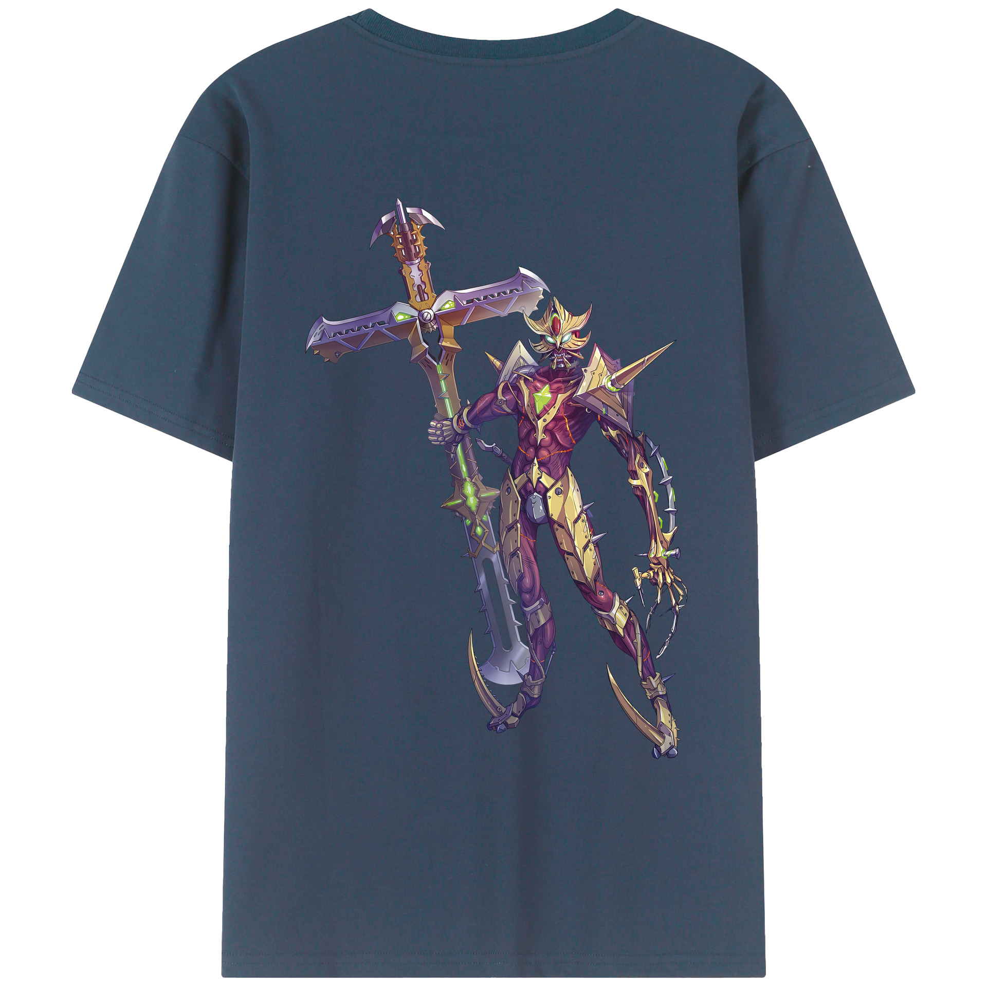 （画像用） ウルトラマン Ultraman 綿100％ メンズ半袖Tシャツ（バックプリント） 通気性