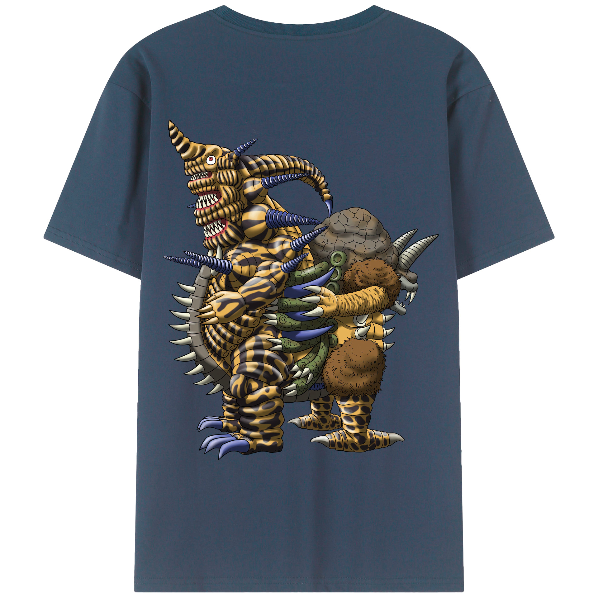 （画像用） ウルトラマン Ultraman 綿100％ メンズ半袖Tシャツ（バックプリント） 通気性
