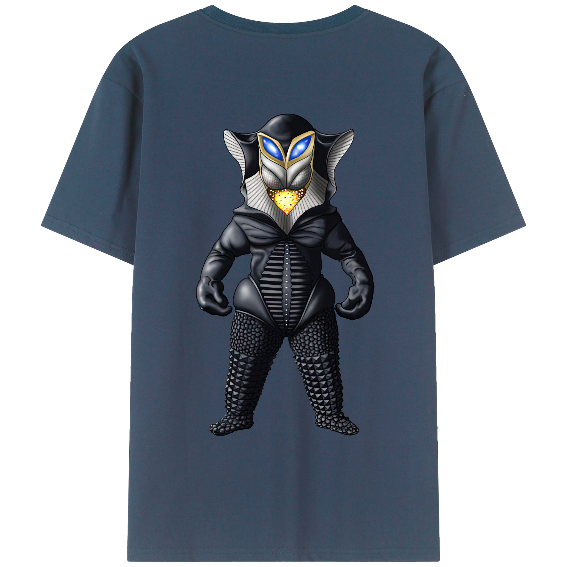 （画像用） ウルトラマン Ultraman 綿100％ メンズ半袖Tシャツ（バックプリント） 通気性