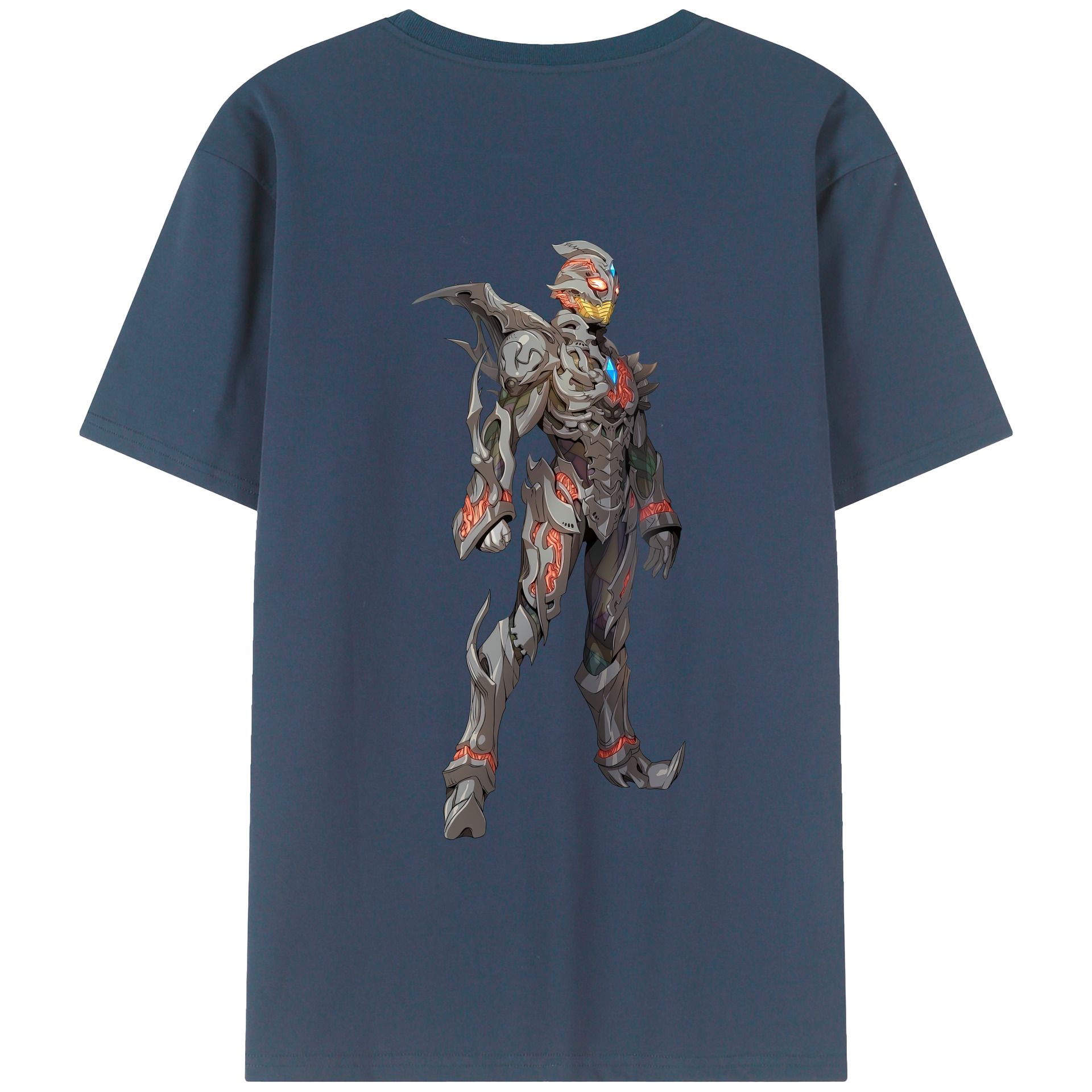 （画像用） ウルトラマン Ultraman 綿100％ メンズ半袖Tシャツ（バックプリント） 通気性