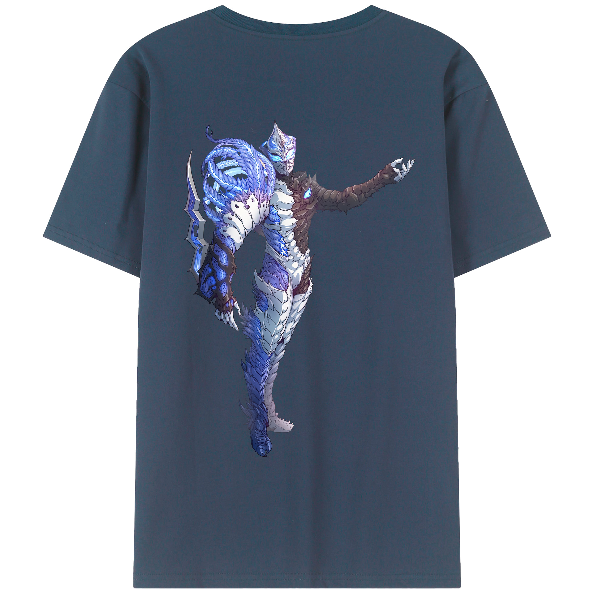 （画像用） ウルトラマン Ultraman 綿100％ メンズ半袖Tシャツ（バックプリント） 通気性
