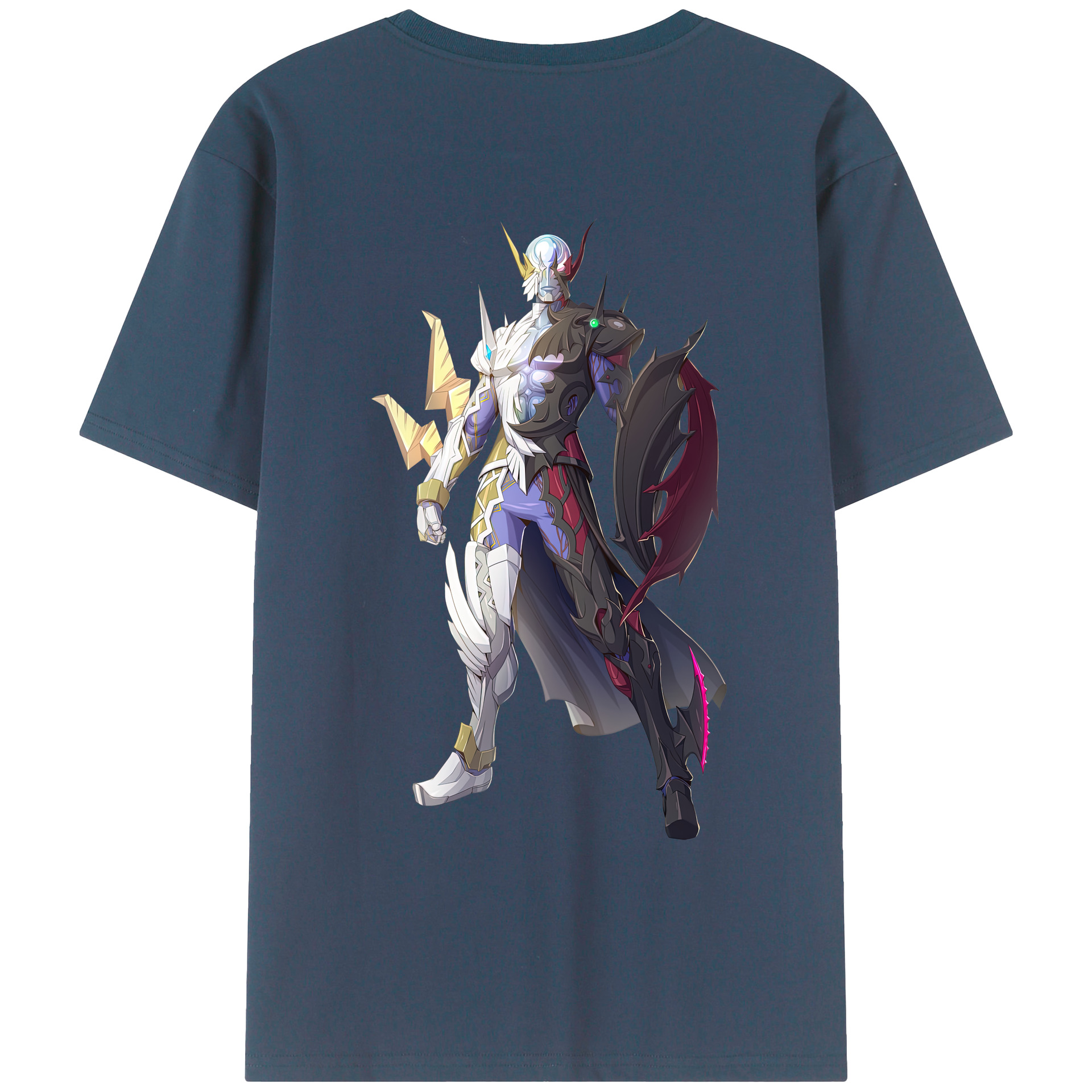 （画像用） ウルトラマン Ultraman 綿100％ メンズ半袖Tシャツ（バックプリント） 通気性
