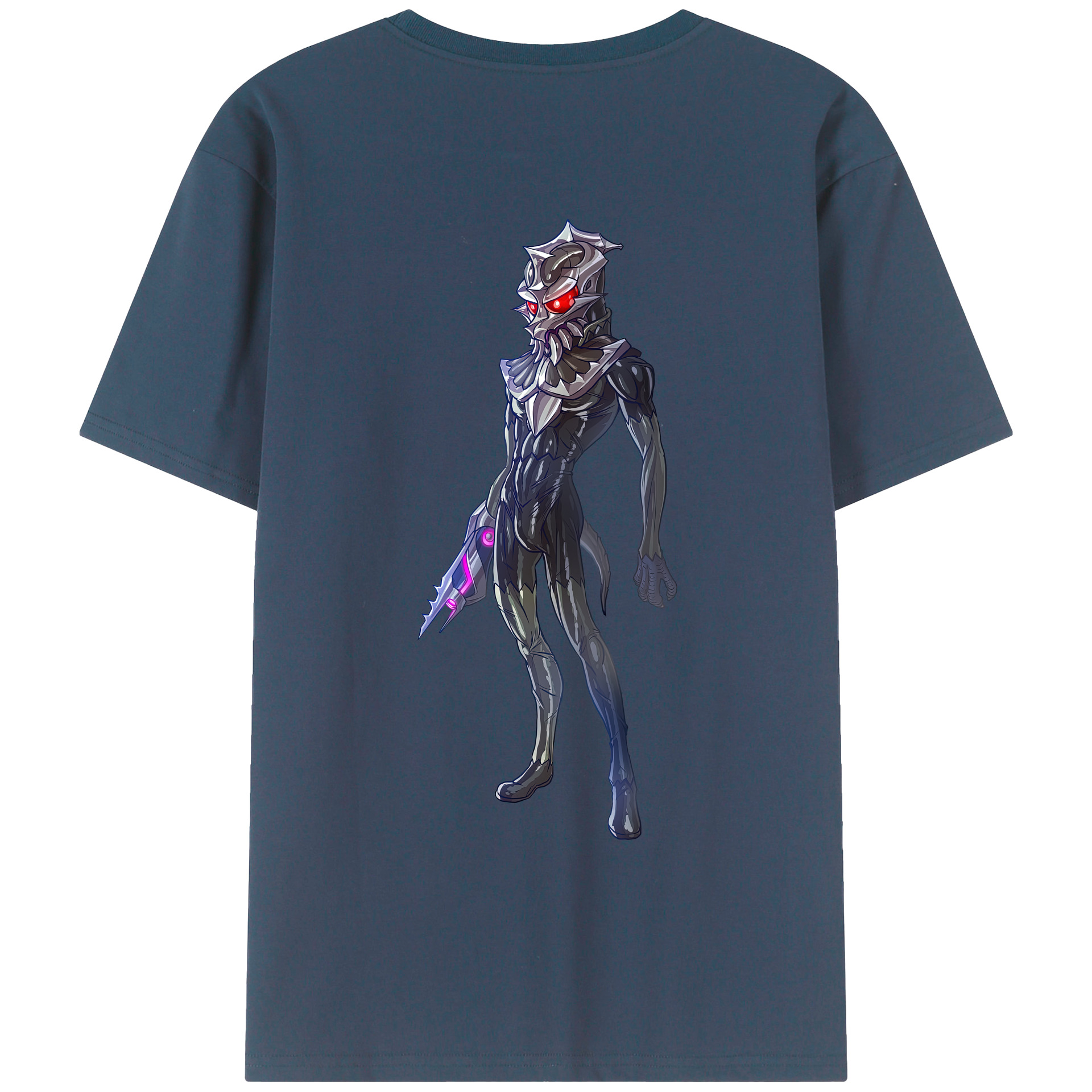 （画像用） ウルトラマン Ultraman 綿100％ メンズ半袖Tシャツ（バックプリント） 通気性
